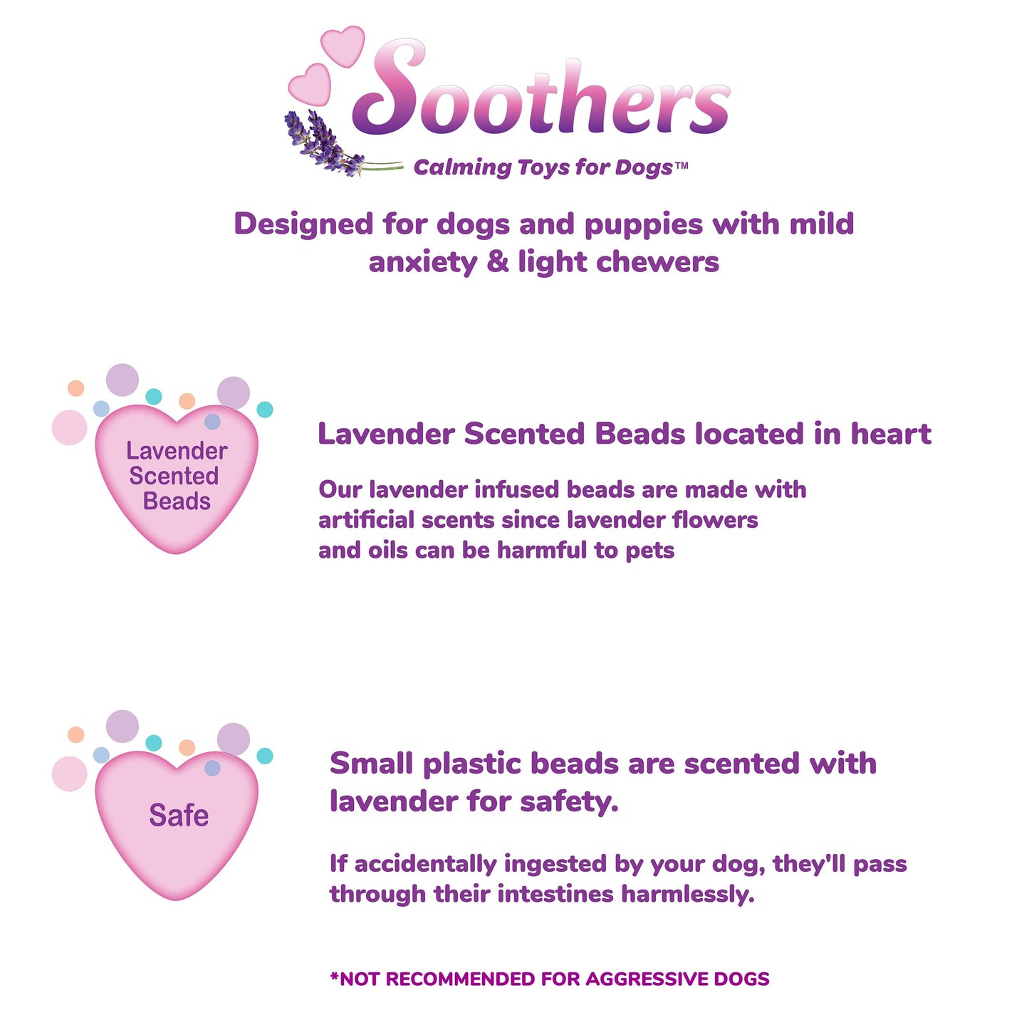 SPOT Soothers- Tabbie Lambie Dog Toy-Separation Anxiety Toys for Dogs, Stuffing Free, Scented with Calming Lavender Fragrance Beads to Safely Calm and Relax Dogs and Puppies, 8in