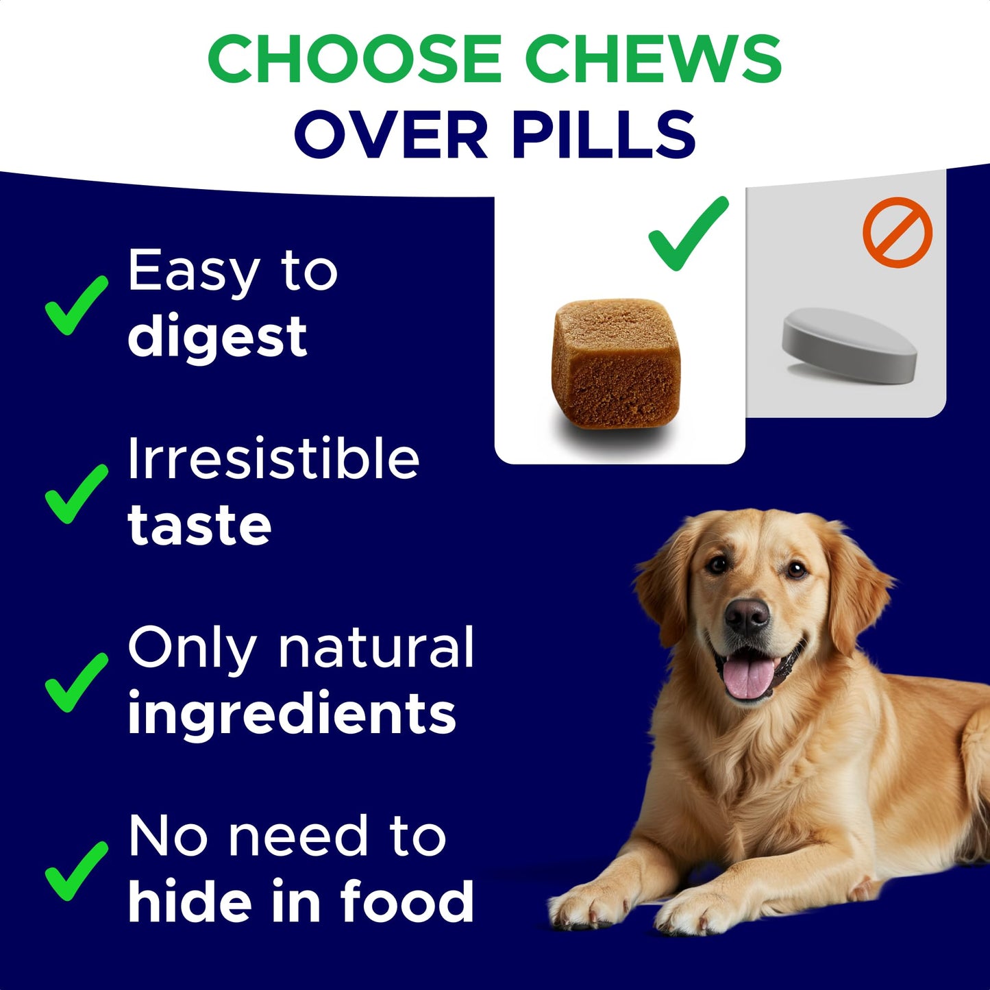 GOODGROWLIES Melatonin for Dogs to Sleep 6mg - Doggie Sleep Aid Treats - Sleeping Pills for Anxiety - Extra Strength Calming Chews Large & Medium Breed Help Sleep at Night - Made in USA - 120Ct