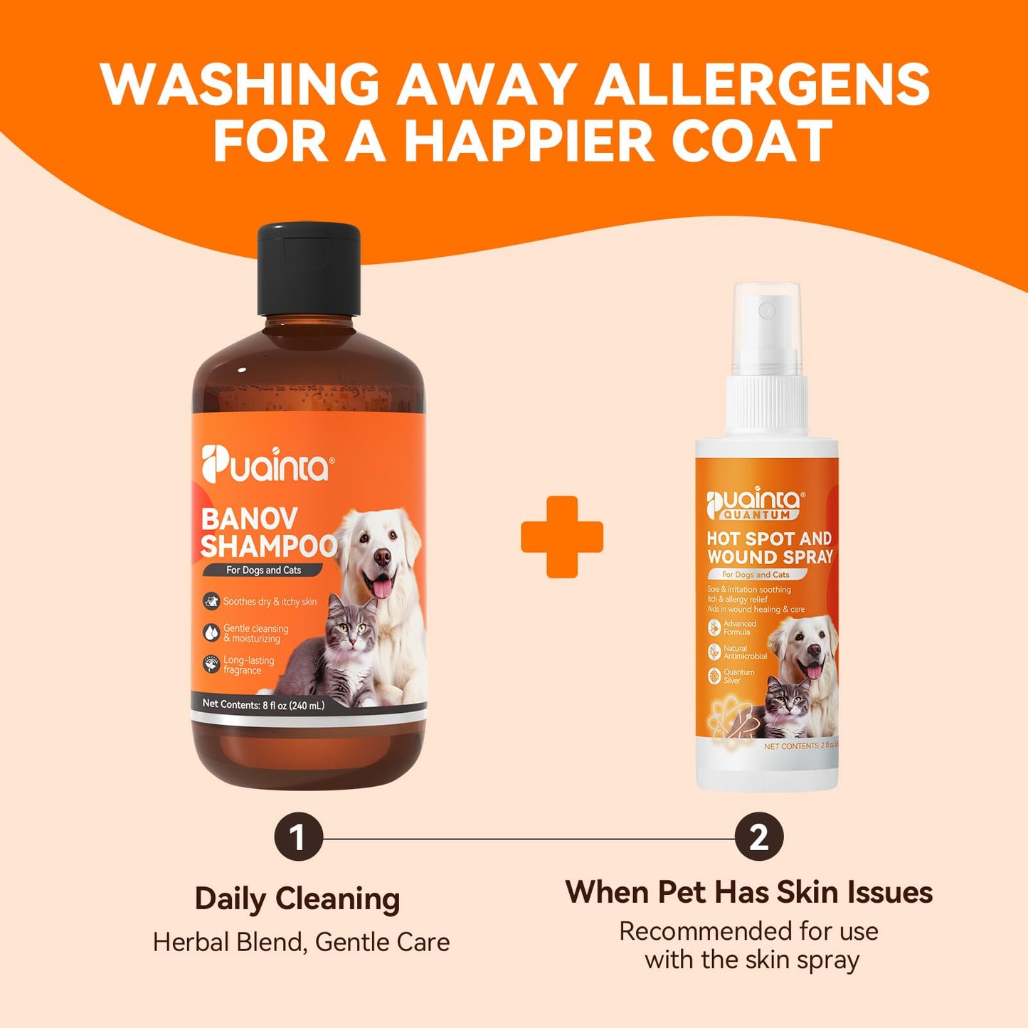 Arm & Hammer Deodorizing Dog Shampoo for Smelly Dogs & Puppies with Baking Soda, Moisturizing Dog Shampoo for Sensitive Skin - Dog Odor Shampoo - Kiwi Blossom Scent, 20 Fl Oz