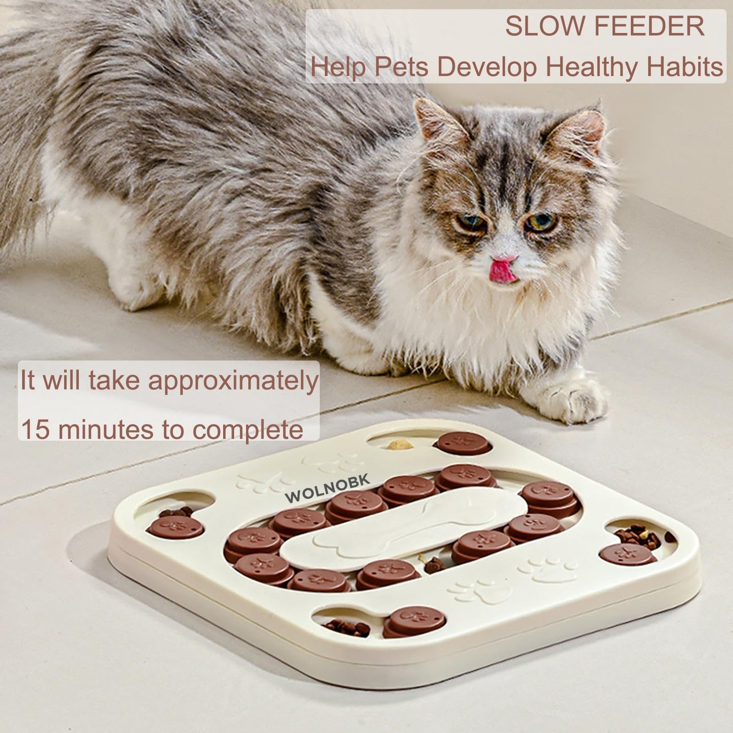 Interactive Dog Toys for Large Dogs,Cat Toys for Bored Indoor Adult Cats,Smart Medium Small Dog Puzzle Toy to Keep Them Busy,Slow Feeder Dog Bowls Training Puppy Essentials Pet Gifts