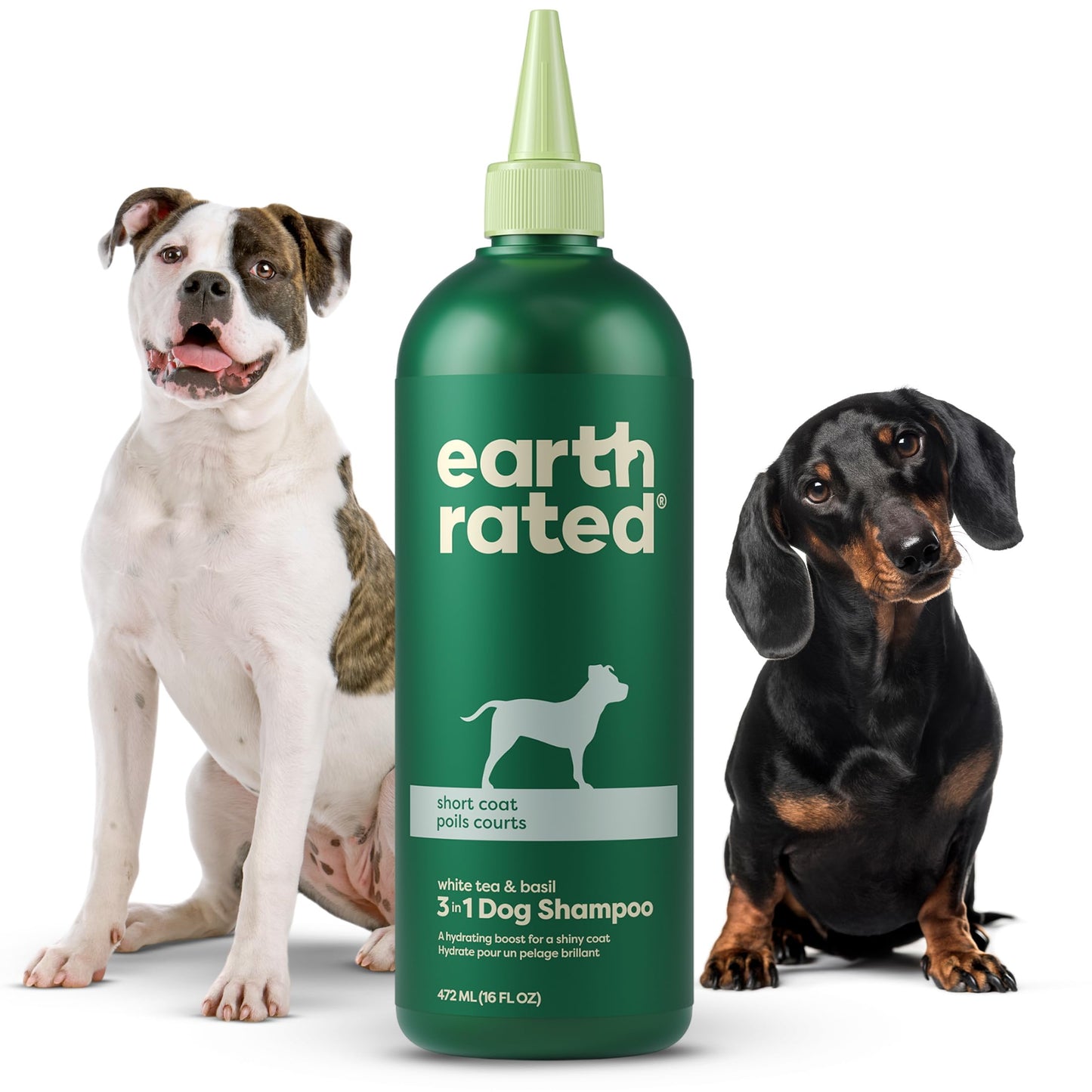 Earth Rated Short Coat Essentials - Dog Shampoo, Grooming Wipes & Refresh Mist