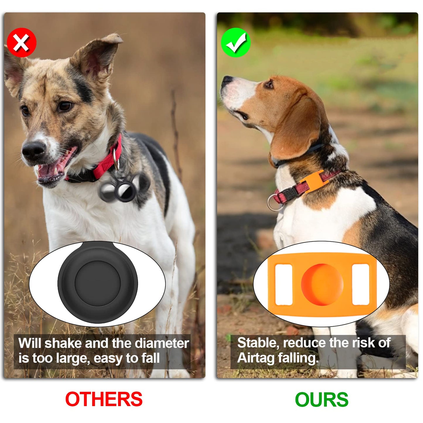 Putago Squeaky Dog Balls, Indestructible Dog Toys for Aggressive Chewers Large/Medium Breed, Natural Rubber Interactive Chew Toys for Teeth Clean, Relieves Anxiety (Blue)