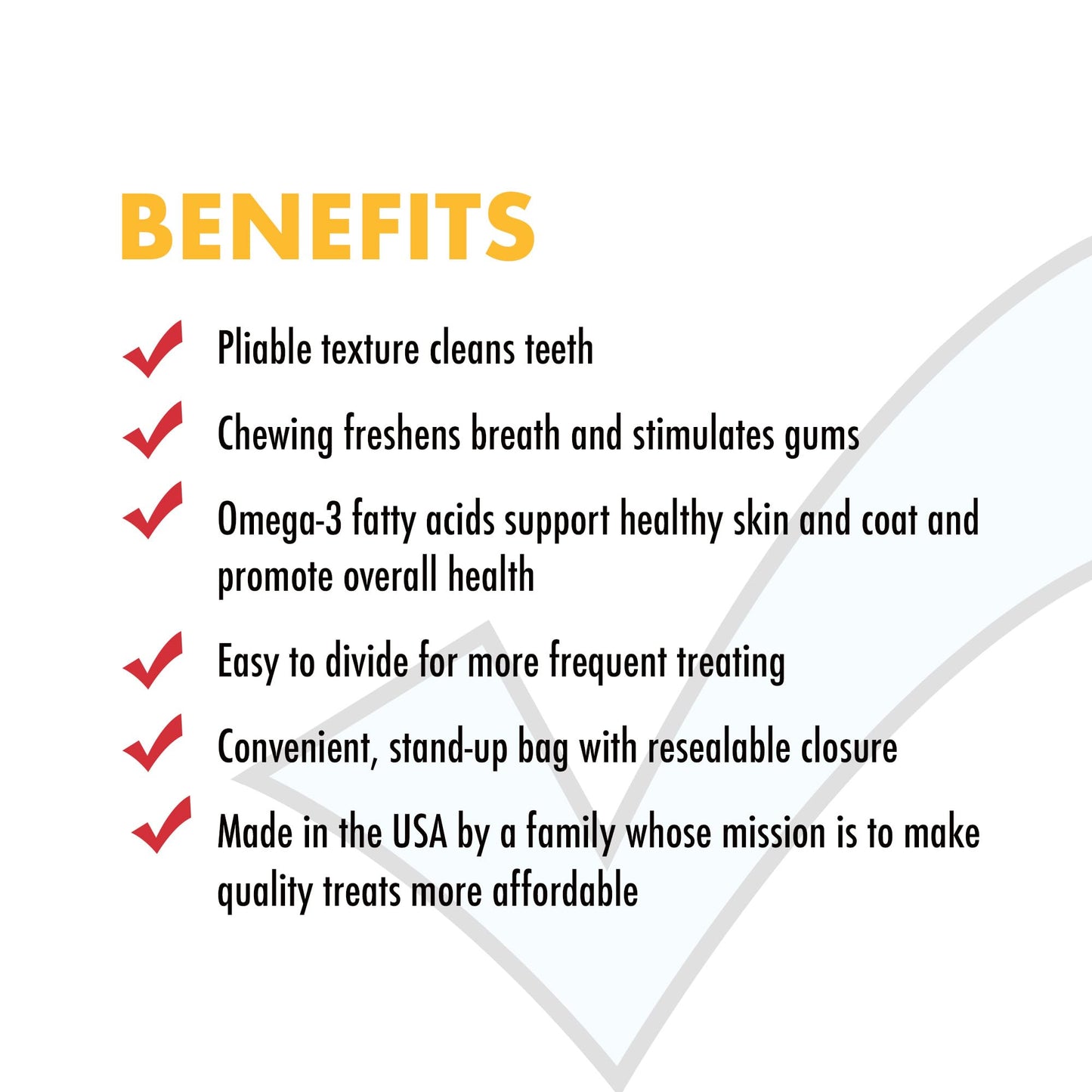 Checkups Dental Dog Treats for Oral Care, Fresh Breath & Plaque Control - 24 Treats, 48 oz. (2 Pack) - Delicious Chews for Happy and Healthy Dogs