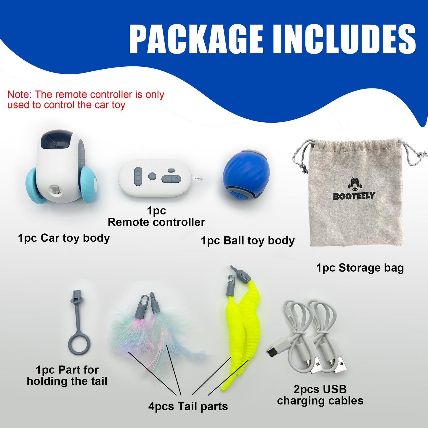 Best Pet Supplies Interactive Mallard Mates Dog Toy with Crinkle and Squeaky Enrichment for Small and Medium Breed Puppies or Dogs, Cute and Plush - Mallard Duck Wing (Gray), Medium