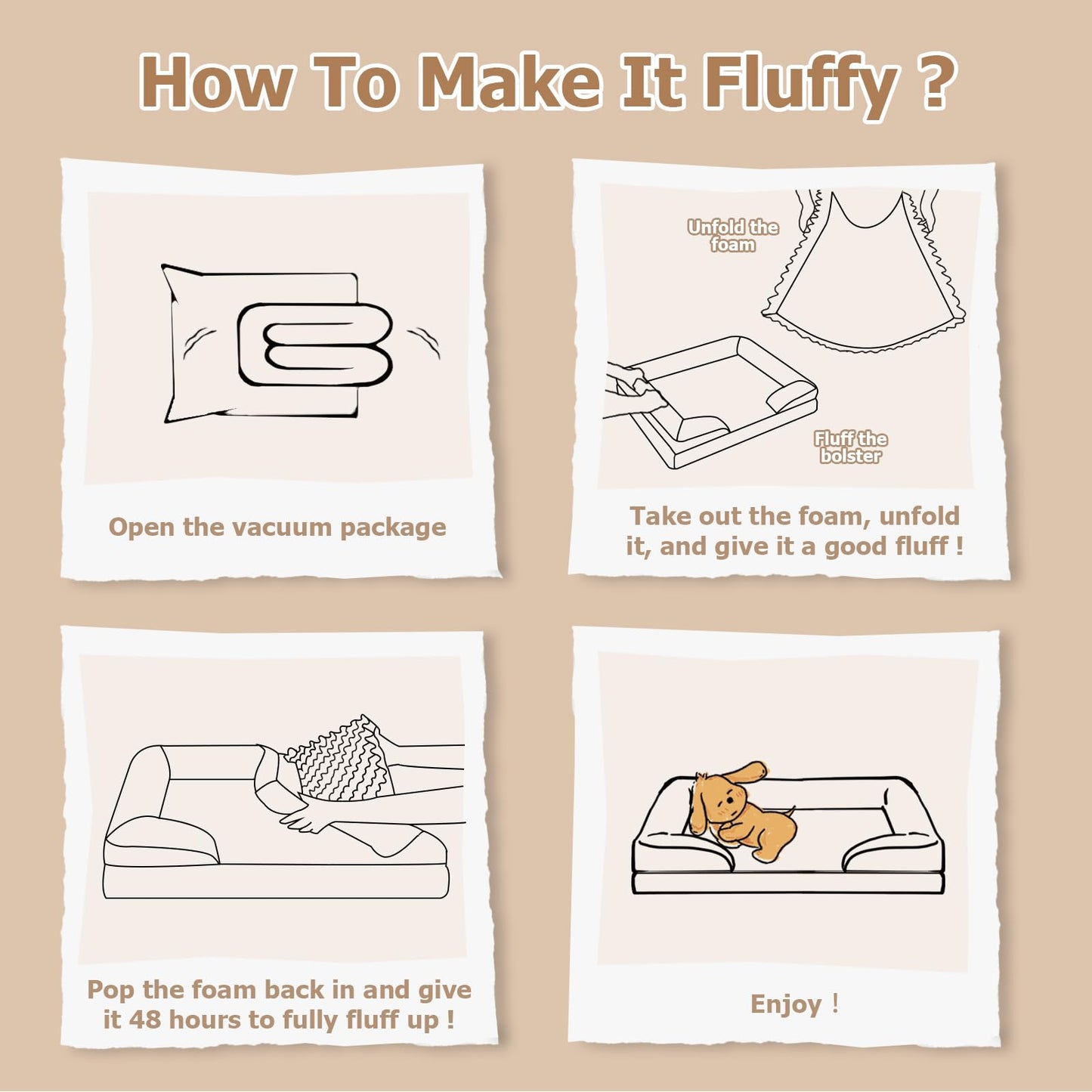 Dokdogs Orthopedic Dog Beds Large Sized Dogs - Waterproof Memory Foam Pet Bed for Couch with Removable Washable Cover & Nonskid Bottom, Big Dog Sofa Bed (L, Grey)