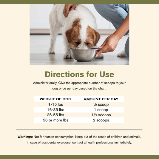 Badlands Ranch - Super20 Canine Supplement Organic Ingredients Multi-Benefit Supplement, Ashwagandha, Help w/Canine Well-Being, Heart, Joint, Vision, Antioxidant Support by Katherine Heigl (30 scoops)