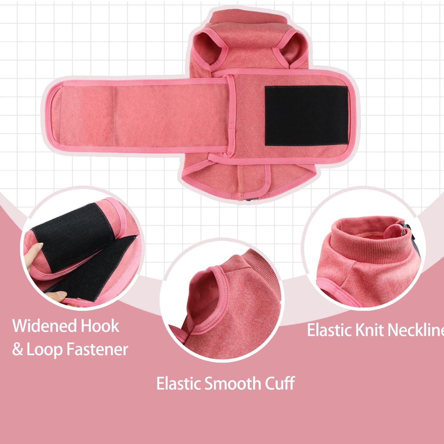 Breathable Dog Shirt for Thunderstorm, Skin-Friendly Dog Calming Shirt,Dog Coat for Thunder,Keep Pet Calm Without Medicine & Training,Dog Recovery Vest Pet Clothes Apparel for Small Medium Large Dogs
