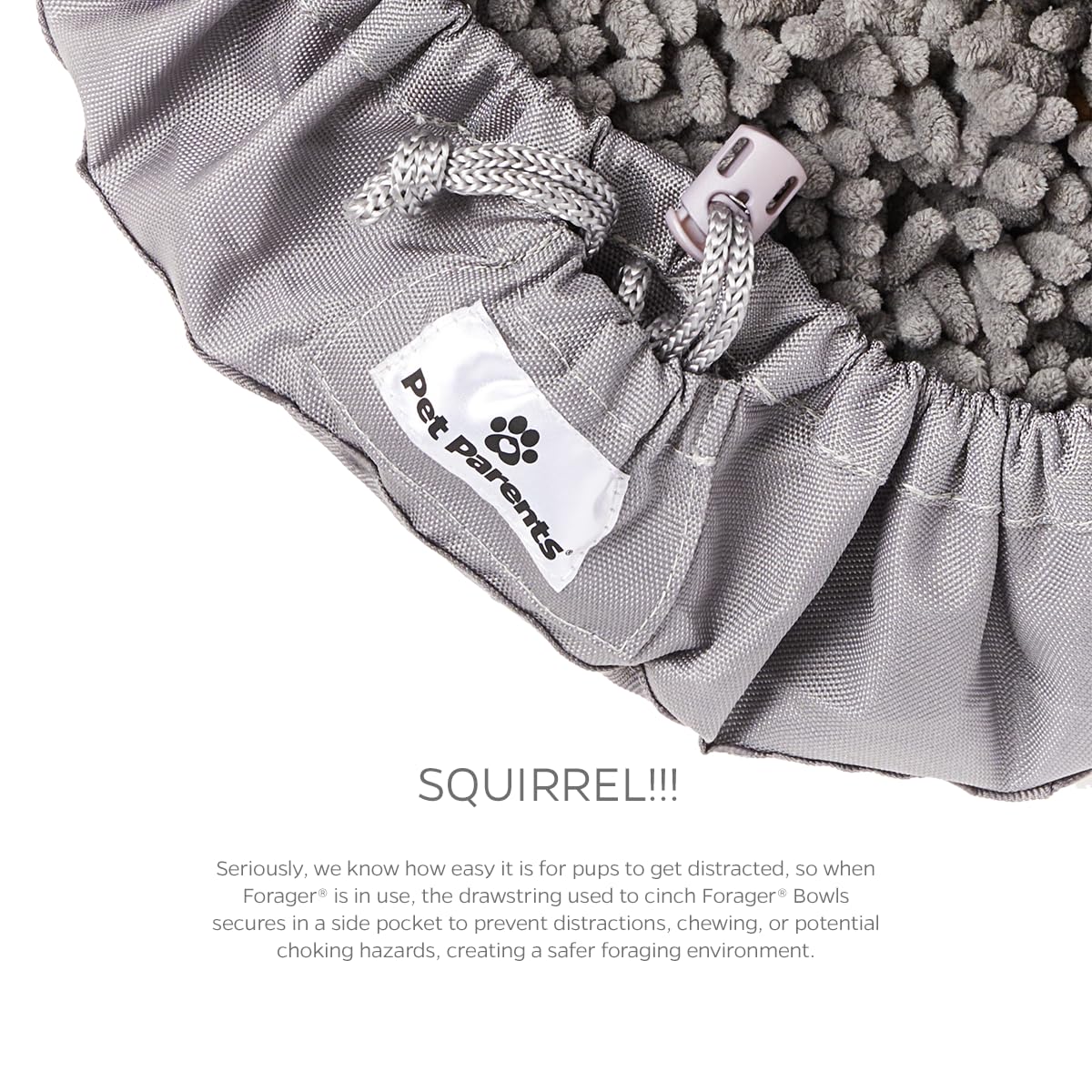 Pet Parents Forager Bowls, Slow Feeder Dog Bowls with SoftSnout & Non-Slip Backing Technology, Dog Feeder Mat & Snuffle Mat for Large Dogs and Small Dogs (Forest Modern Grey)