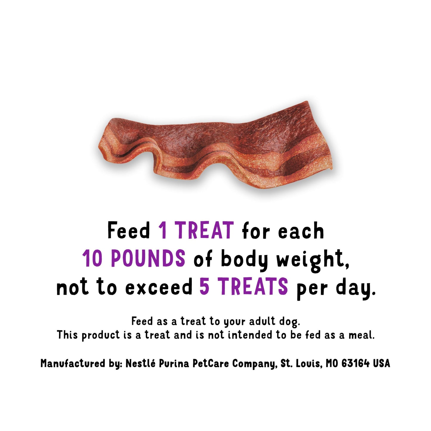 Purina Beggin' Strips Dog Treats, Original With Bacon Flavor - (Pack of 2) 26 oz. Pouches