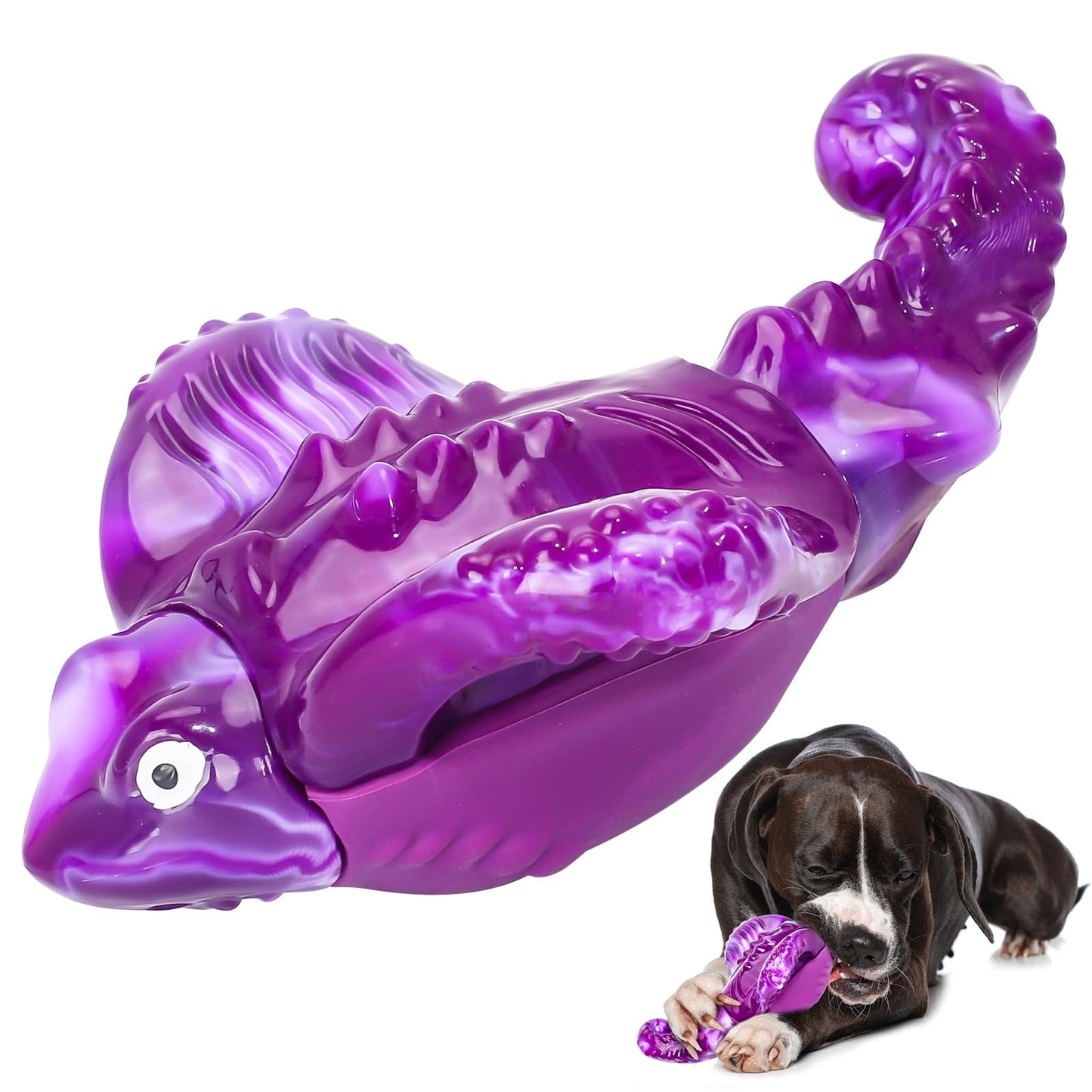 loncoldy Tough Dog Toys for Aggressive Chewers, Indestructible Chew Toys for Dogs, Interactive Large Dog Toy to Keep Them Busy, Super Chewer Dog Toy for Large Medium Breed, Gifts for Dogs