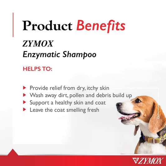 Zymox Enzymatic Shampoo for Dogs and Cats, 12oz