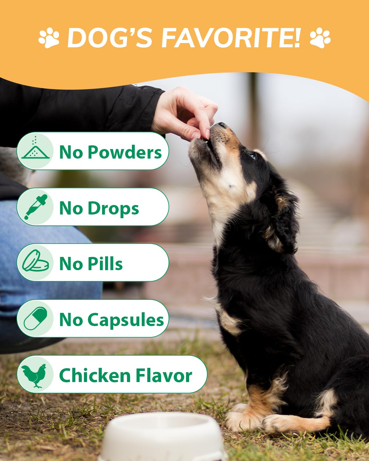 Probiotics Chews for Dogs with Prebiotic & Digestive Enzymes, Support Gut Health, Digestion, Immunity, Relief Seasonal Allergies, Diarrhea, Constipation (Chicken Flavor / 120 Chews)