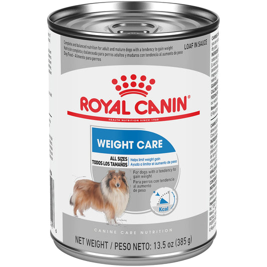 Royal Canin Canine Care Nutrition Weight Care Adult Loaf in Sauce Dog Food, 13.5 oz (Pack of 12)
