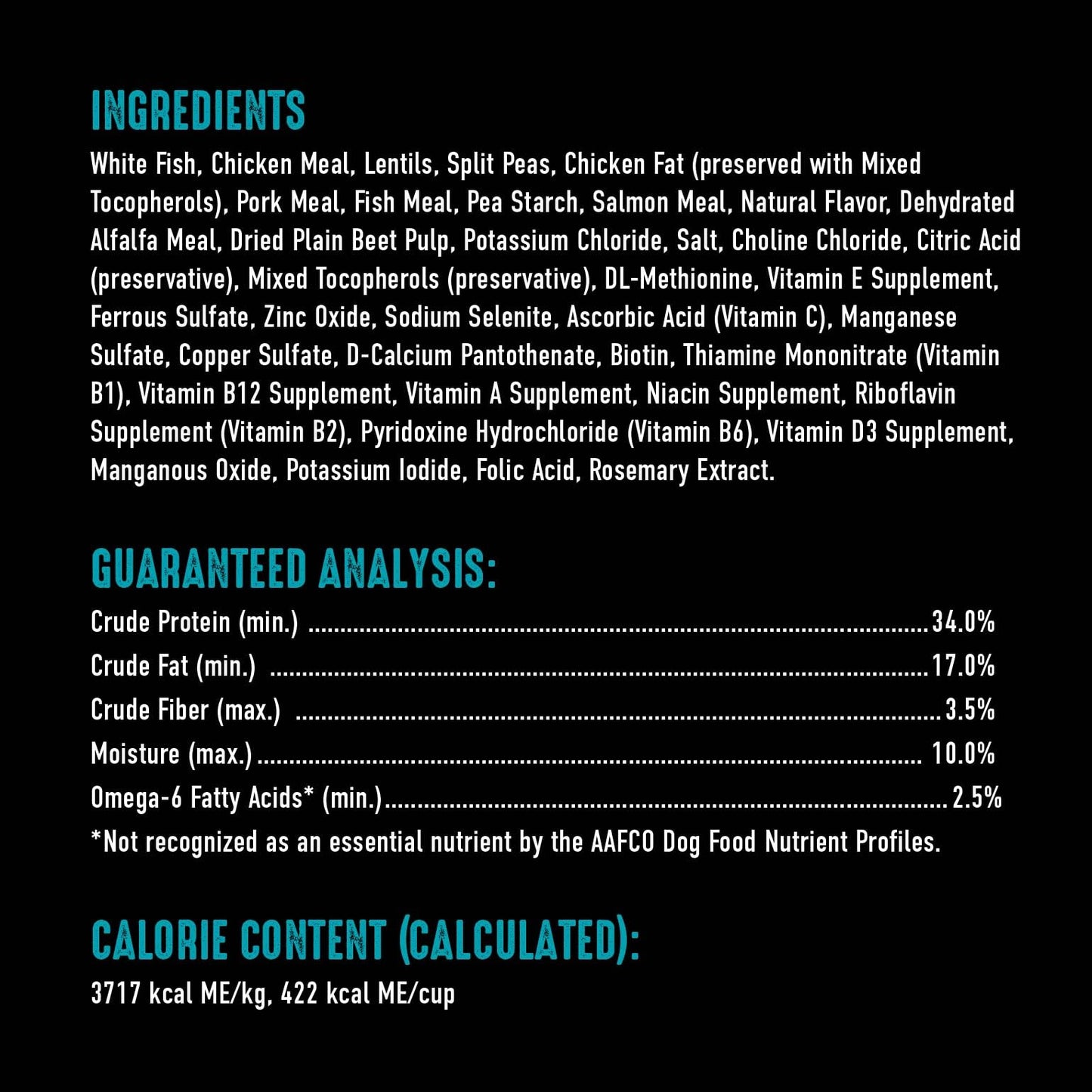 CRAVE Grain Free High Protein Adult Dry Dog Food, White Fish & Salmon, 4 lb. Bag