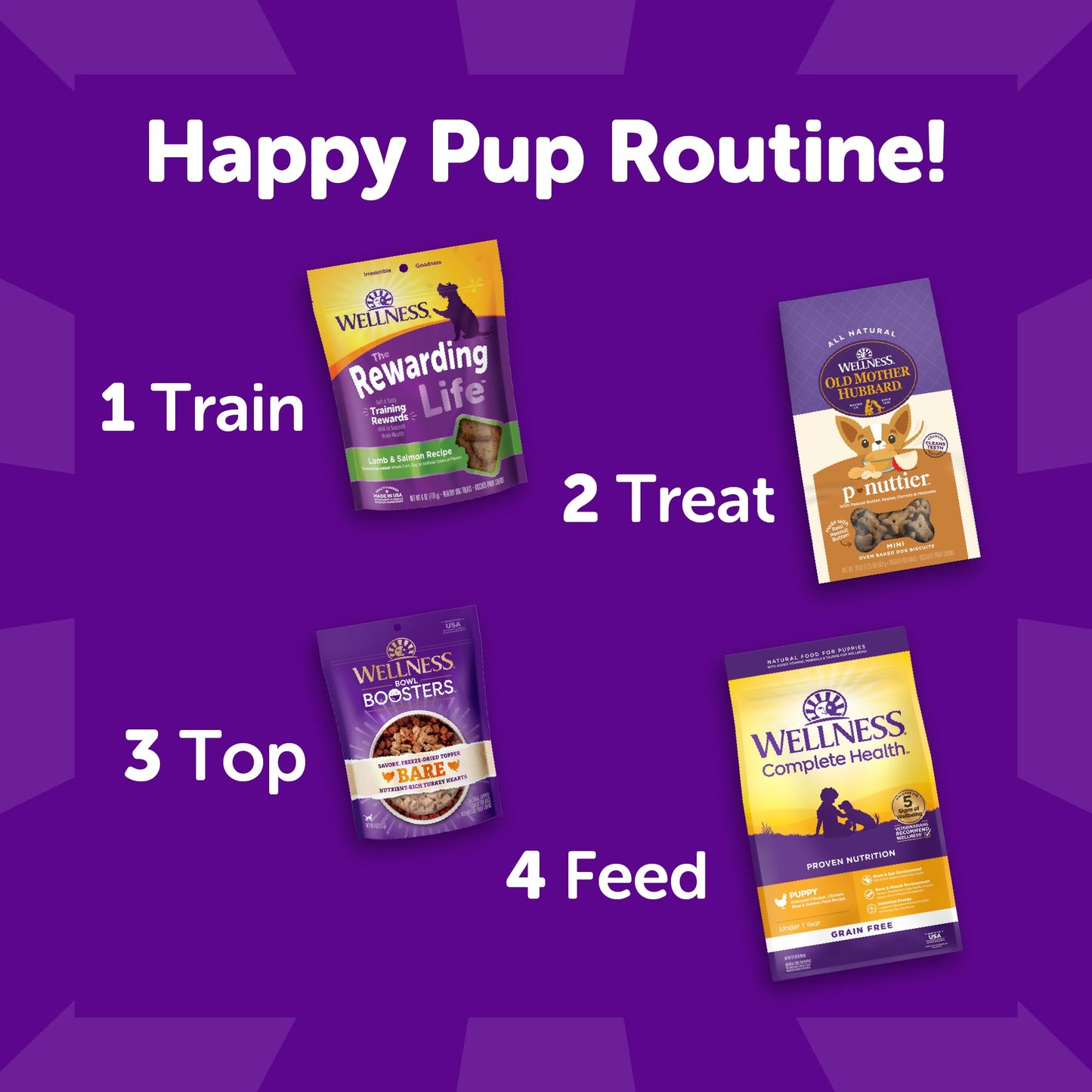 Wellness Rewarding Life Dog Treats, Training Treat, Grain Free, Soft Lamb & Salmon (6 Ounce Bag)