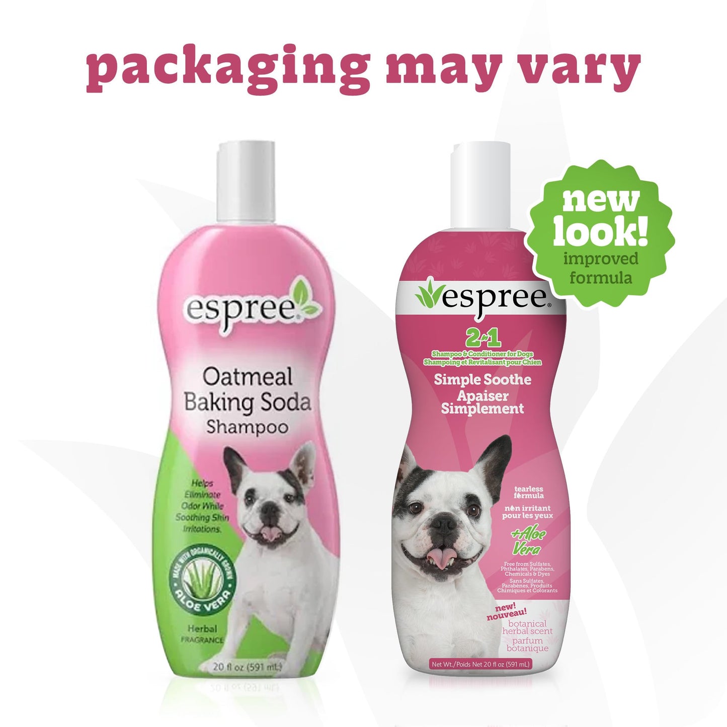 Espree Simple Soothe Shampoo & Conditioner with Baking Soda, Soothing Shampoo for Dogs, Jojoba Oil Formula, Nourishing Dog Conditioner, Puppy Essentials, 20oz