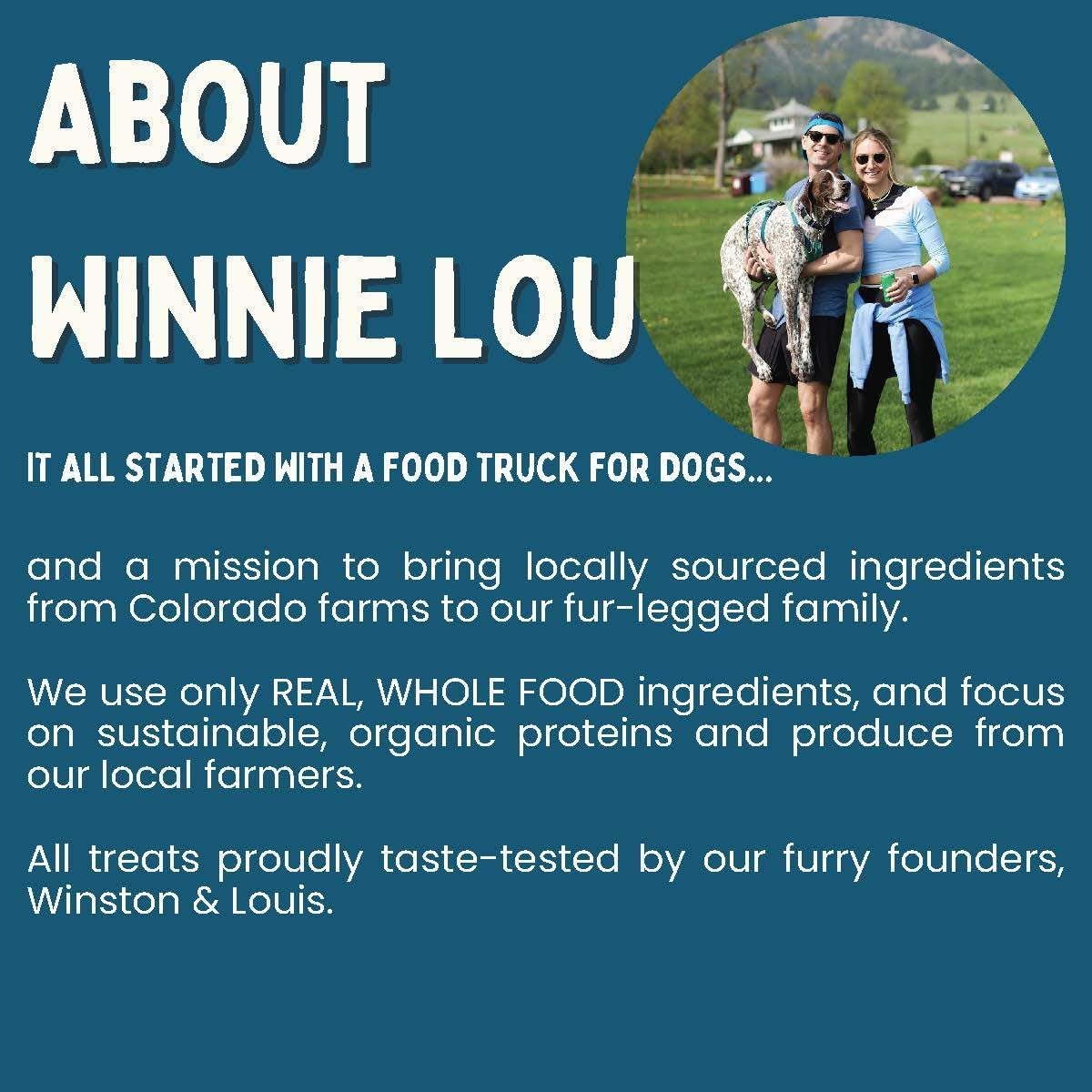 Winnie Lou Elk Jerky Dog Treats – Limited Ingredient, Human Grade, Training Treats for Small, Medium & Large Dogs, Made in USA (1 Pack)