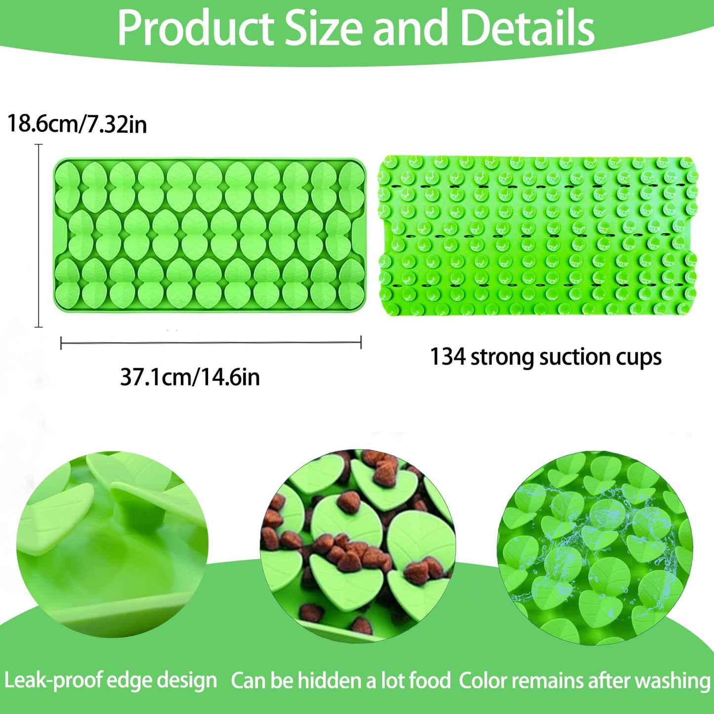 Drescu Medium Silicone Snuffle Mat for Dogs, Dog Lick Mat Slow Feeder for Slow Eating,Suction Cups Snuffle Mat for Dogs Large Breed Training Smell,Encourages Natural Foraging Skill,Sniffing