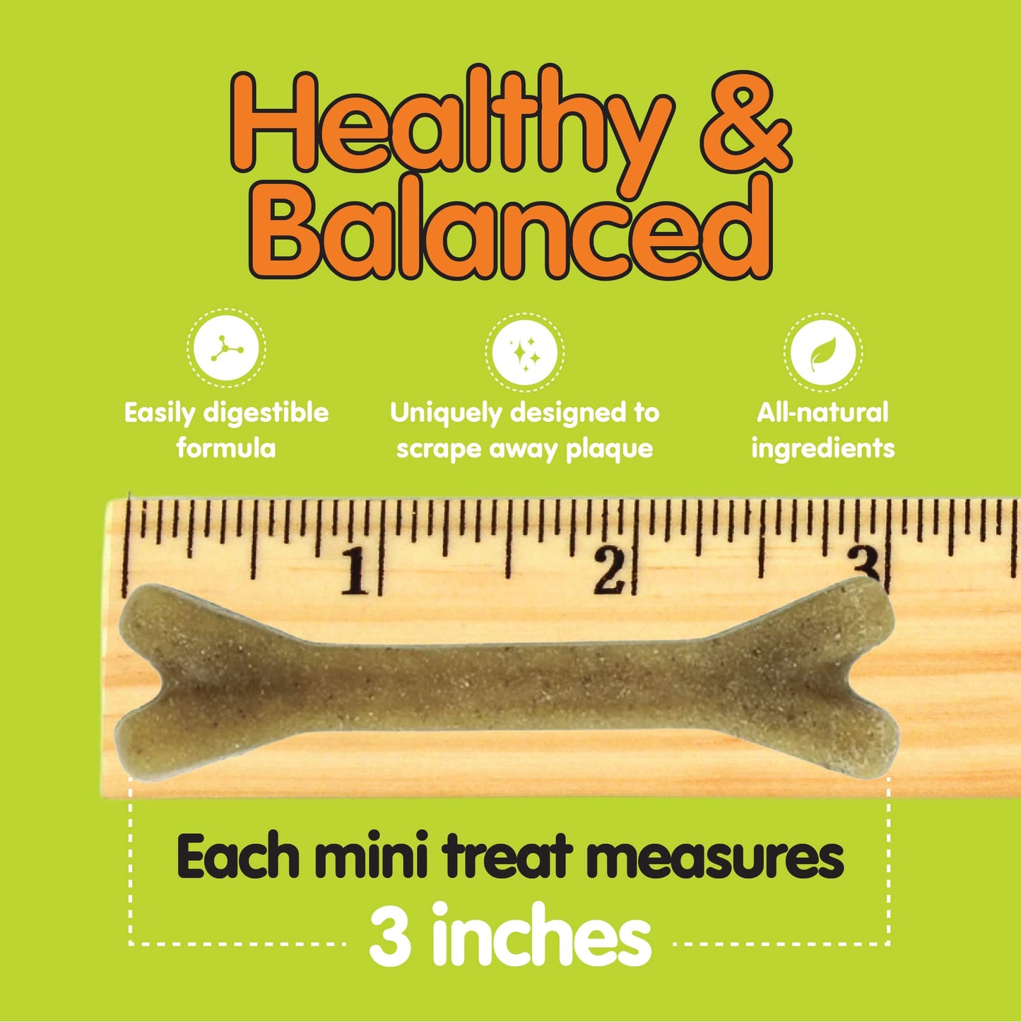 Fido - Super Breath Dental Care Bones for Dogs - 21 Treats/Pack (3 Pack) - Dog Dental Treats for Small Dogs, Made in USA, Dog Dental Chews Help Reduce Plaque, Tartar Buildup & Freshens Breath