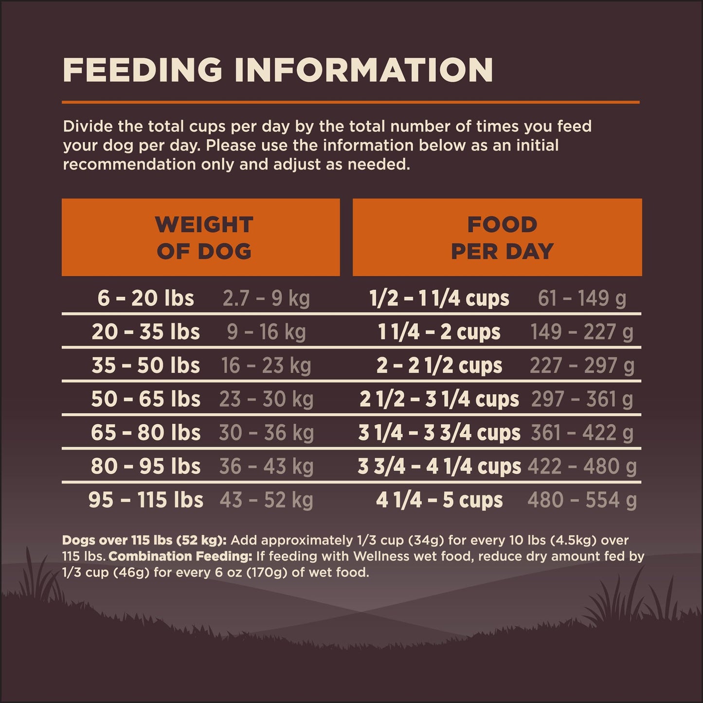 Wellness CORE Grain-Free High-Protein Dry Dog Food, Natural Ingredients, Made in USA with Real Meat, All Breeds, For Adult Dogs (Original Turkey & Chicken, 4-Pound Bag)