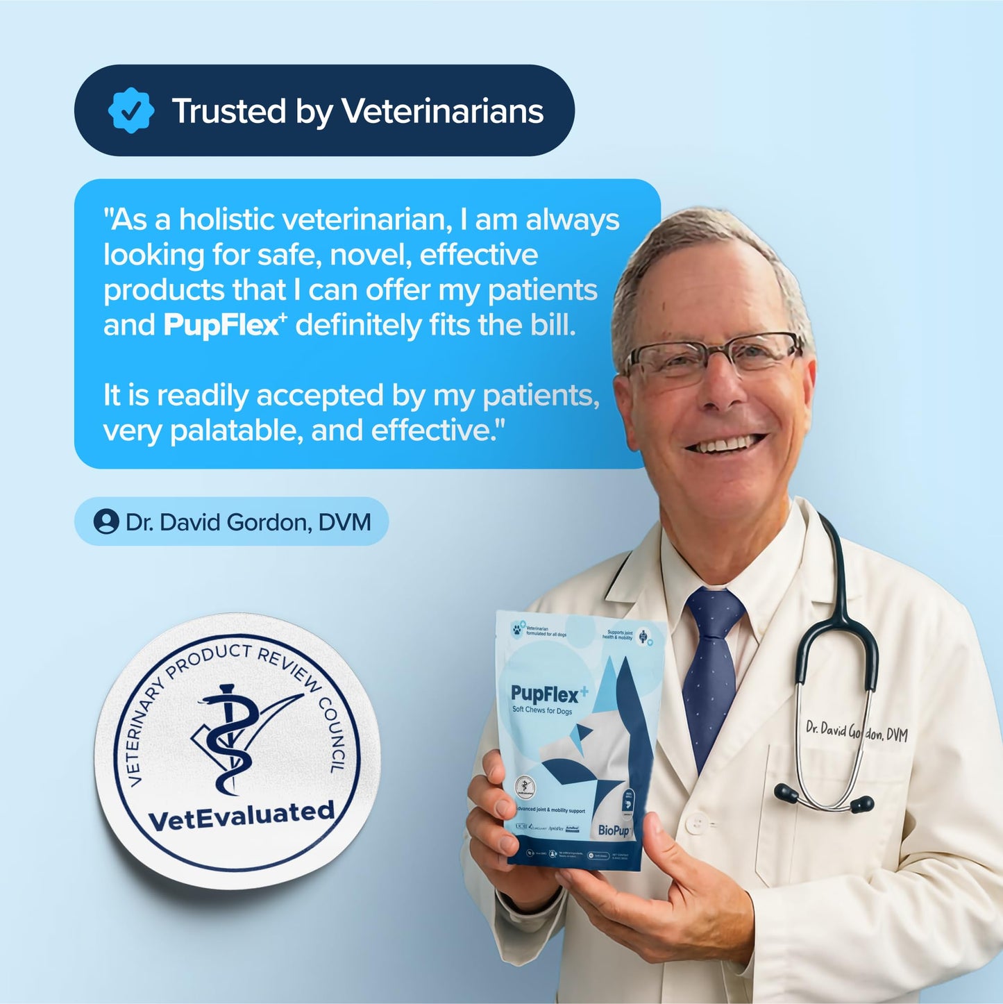 PupFlex+ Hip and Joint Supplement Dogs, Vet Created Soft Chews with UC-II® Collagen for Dogs, CurcuVET® & Omega 3, Proven More Effective Than Glucosamine Chondroitin, Dog Joint Supplement (60 ct)