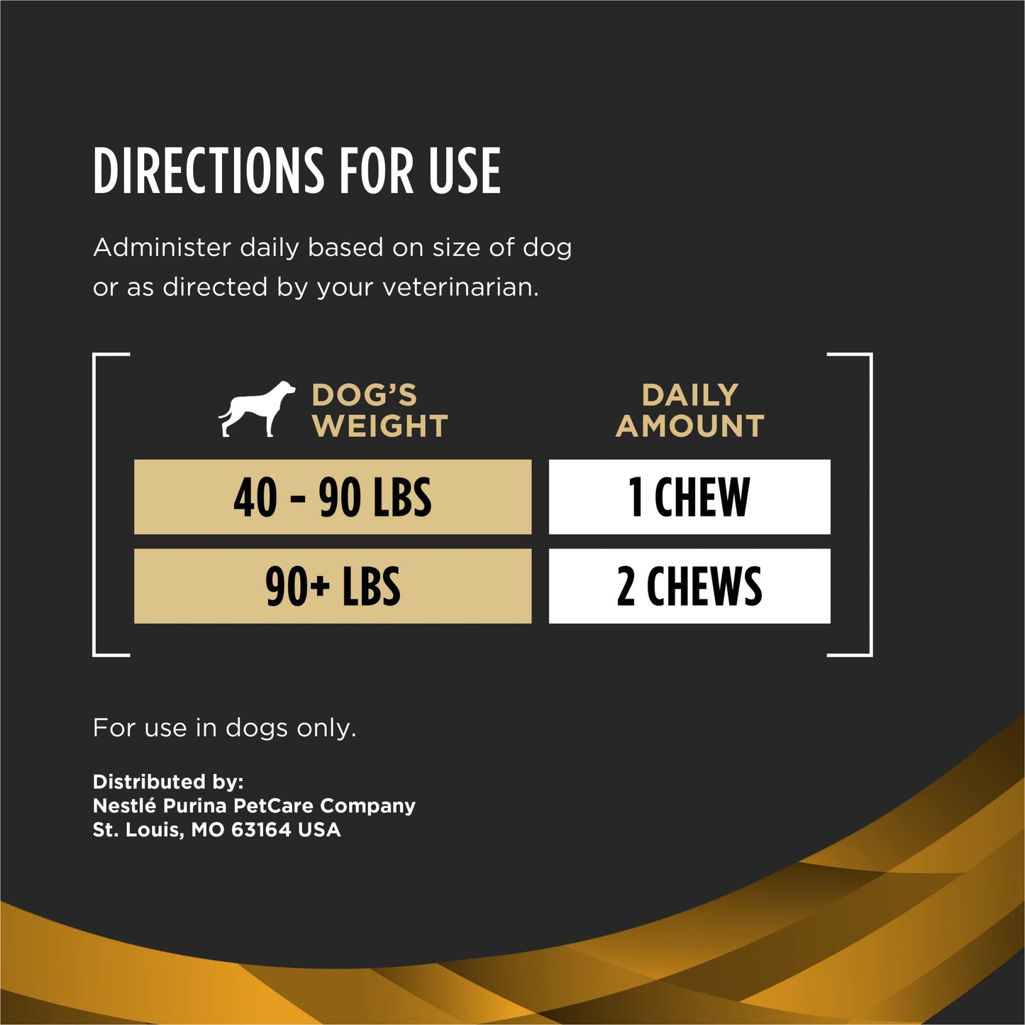 Purina Pro Plan Veterinary Joint Care Supplement for Large Breed Dogs - 30 ct. Pouch