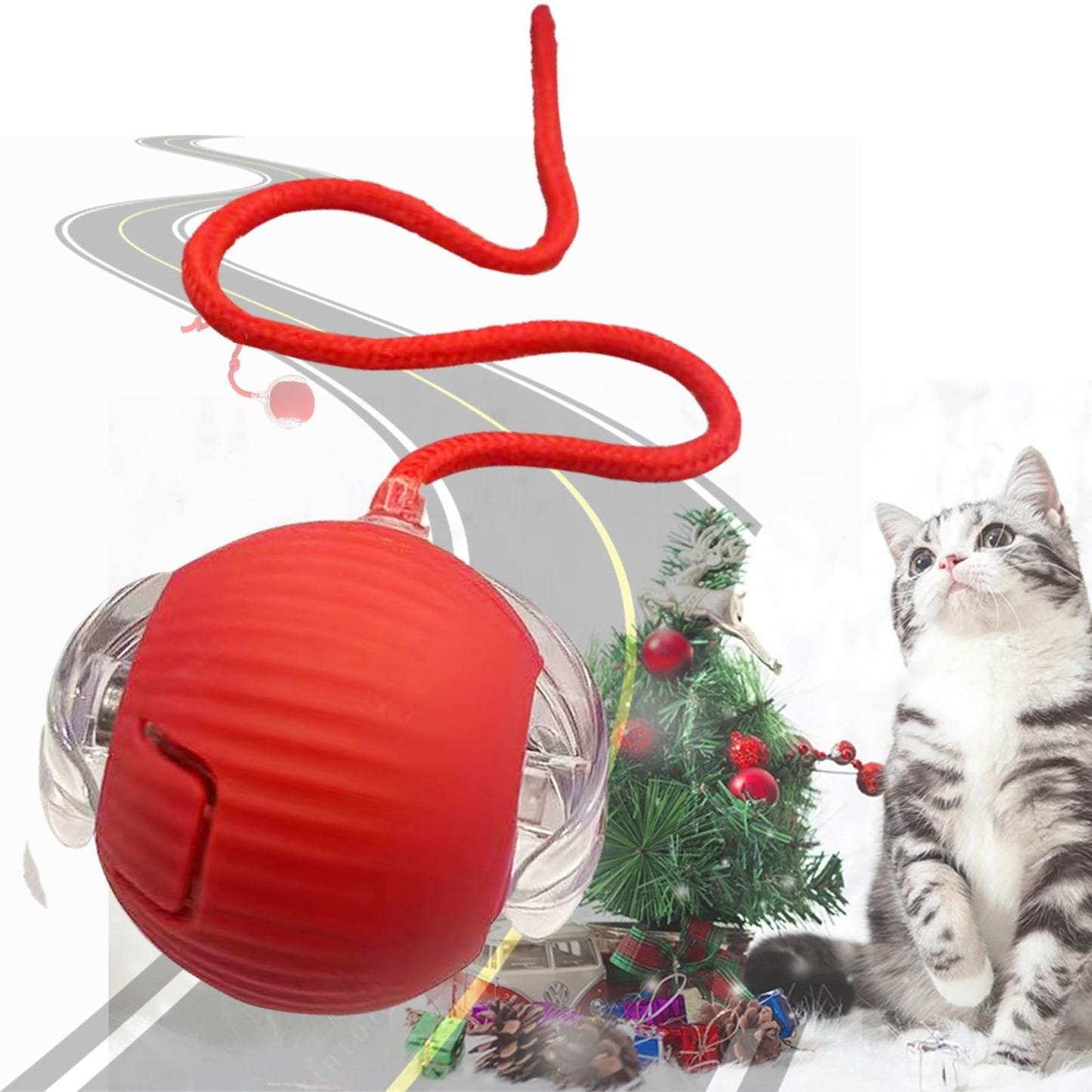 ZFWALL Dog Treat Toy Ball, Interactive Dog Toy, Designed for Powerful Chewers, Keeps Dogs Busy, Suitable for Small, Medium, and Large Dogs. Durable and Easy to Clean.