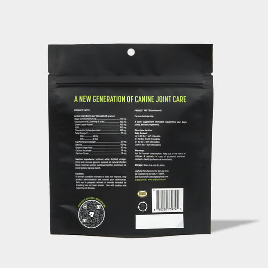 Get Joy Joint+ Hip & Joint Care Dog Supplement, 90 Soft Chews, Chicken Flavor – Supports Mobility with Green-Lipped Mussels, PhD Animal Nutritionist Formulated, Made in The USA.