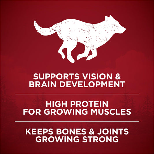 Purina ONE True Instinct with Real Chicken and Duck High Protein Puppy Food Formula Natural with Added Vitamins, Minerals and Nutrients - 15 lb. Bag