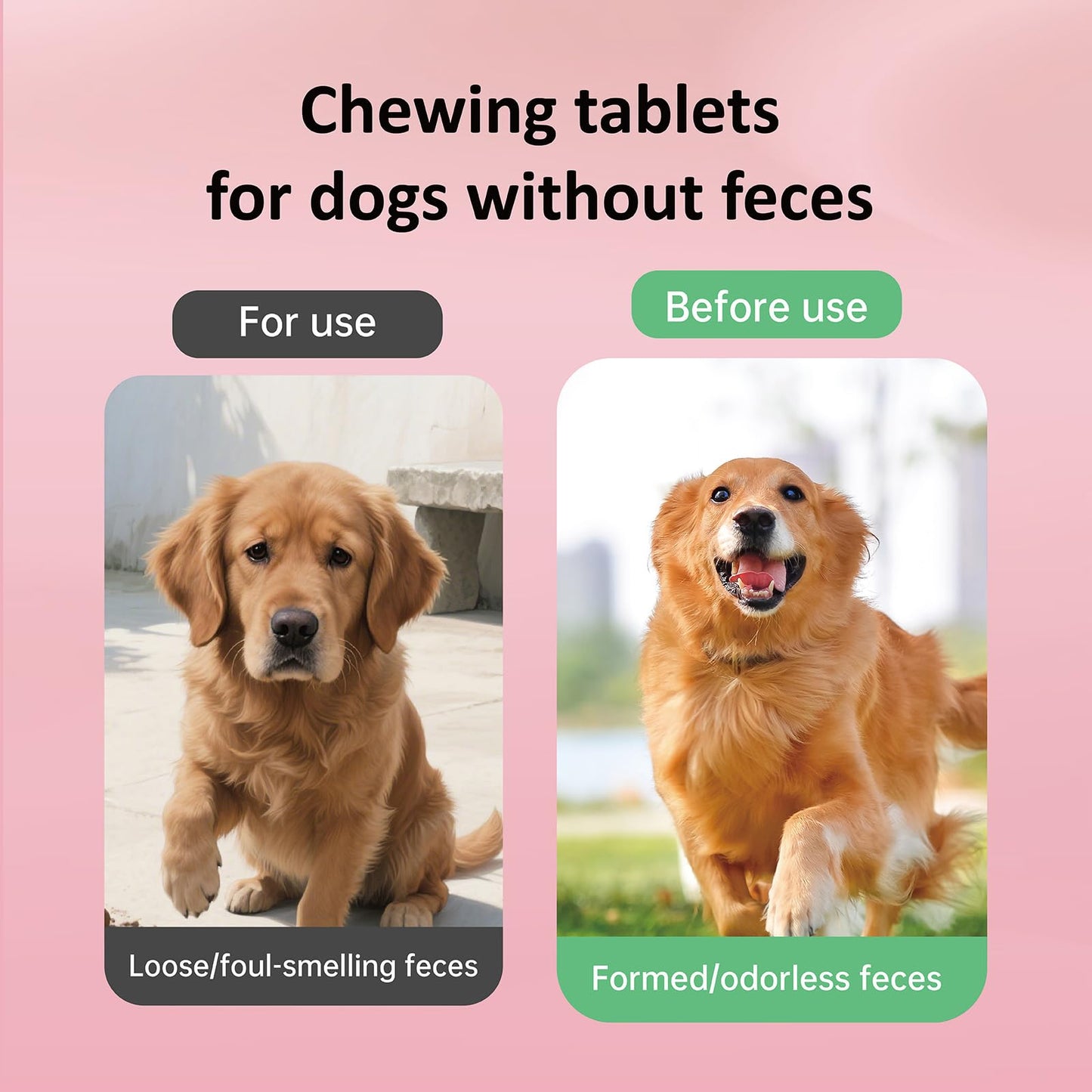 NutriDog No Poo Chews for Dogs - 120 Ct Chicken Flavor - Coprophagia & Stool Eating Deterrent with Probiotics, Digestive Enzymes & Breath Aid - Stop Dog Poop Eating - Gut Health (Chicken)
