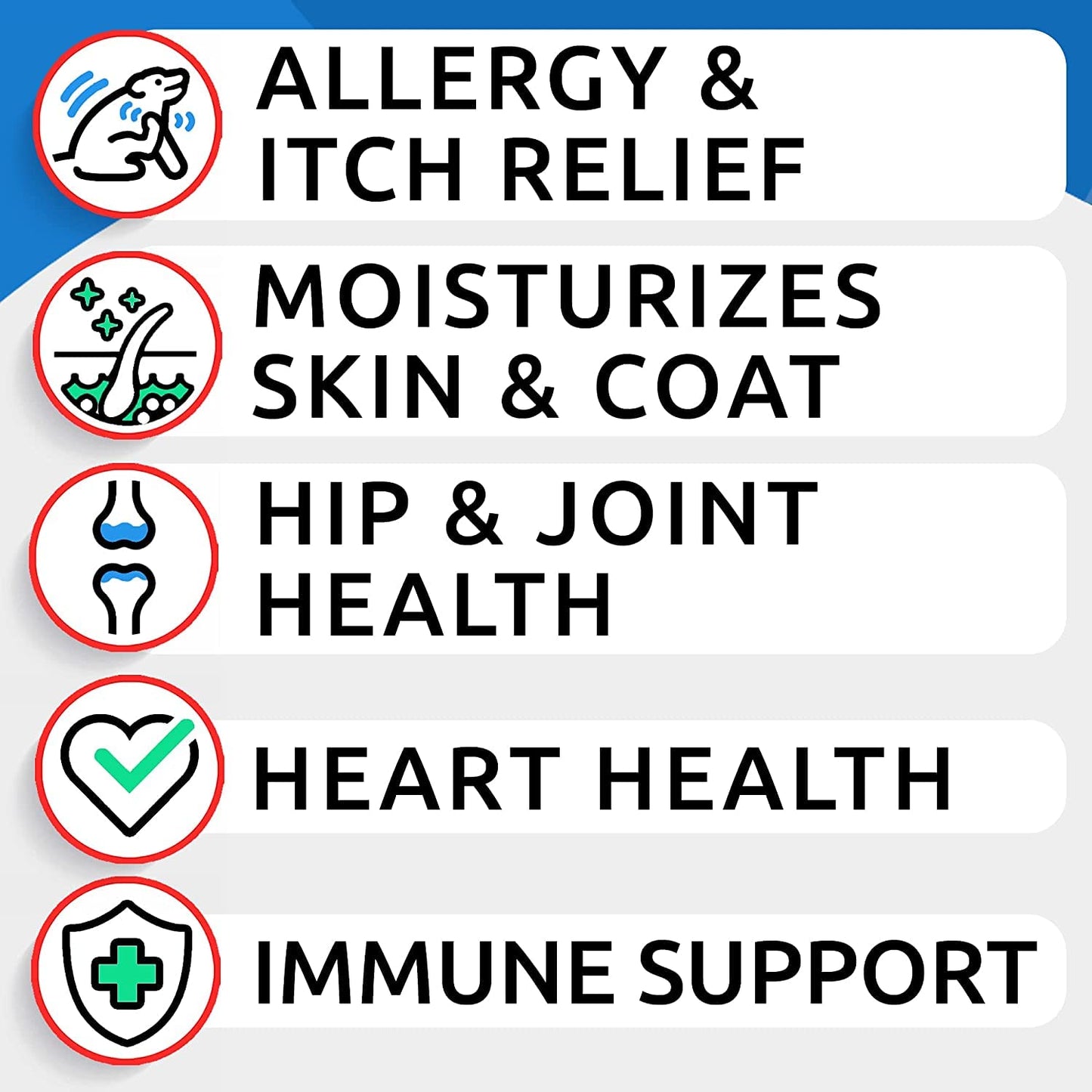 Allergy Relief + Omega 3 Bundle - Anti-Itch & Hot Spots + Skin Allergy - Omega 3 + Pumpkin + Enzymes - Immune Supplement + Joint Health - 420 Chews - Peanut Butter + Fish Flavor - Made in USA