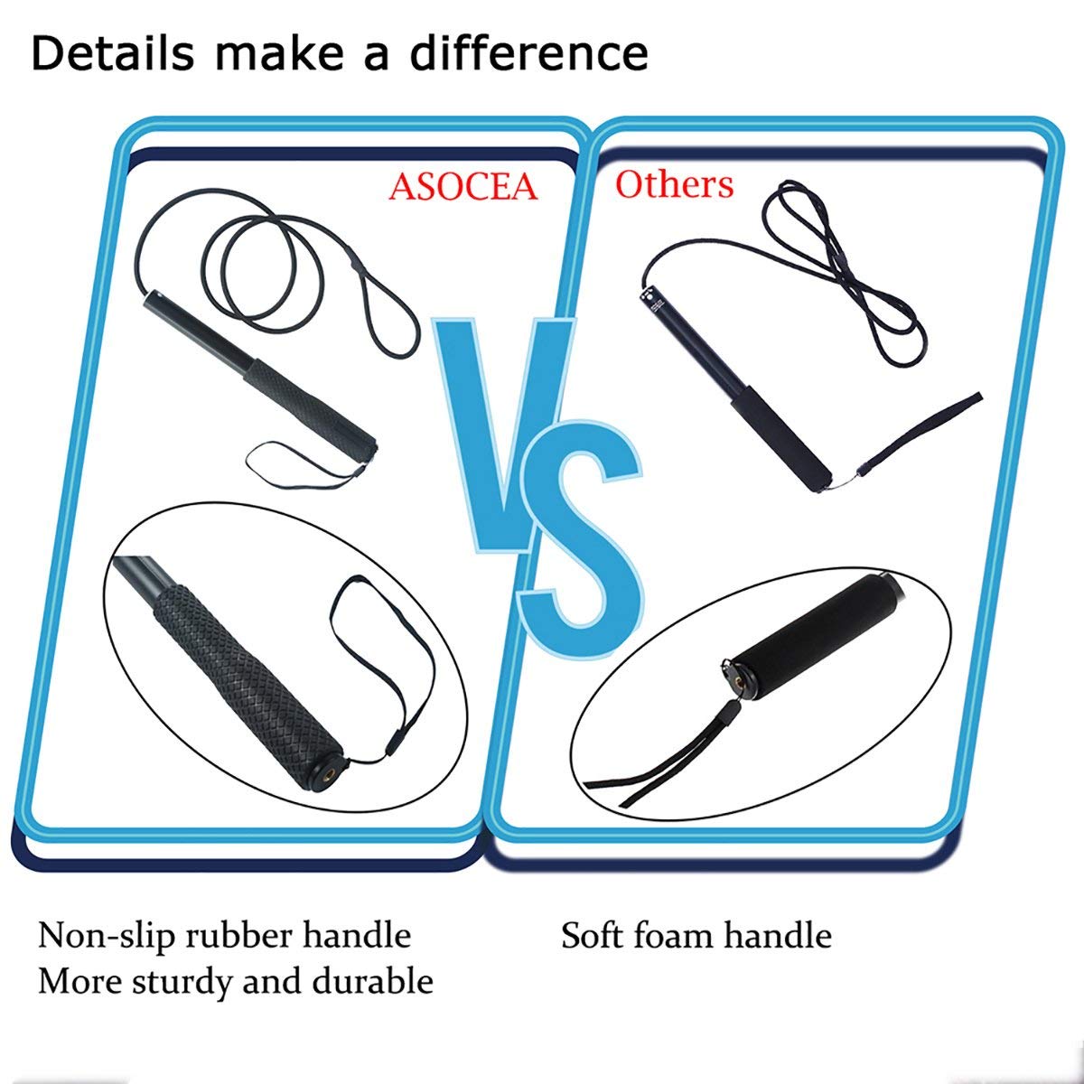ASOCEA Dog Extendable Teaser Wand Pet Flirt Stick Pole Puppy Chasing Tail Interactive Toy for Small Medium Large Dogs Training Playing Exercise