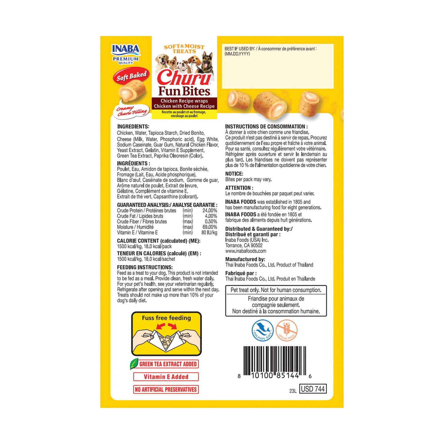 USA Sweet Potato Dog Treats - Grain Free, Peanut Butter Crunchy Sticks are Great Tasting, Promote Positive Dog Gut Health with Natural Anti-Diarrhea Properties, no Preservatives Added