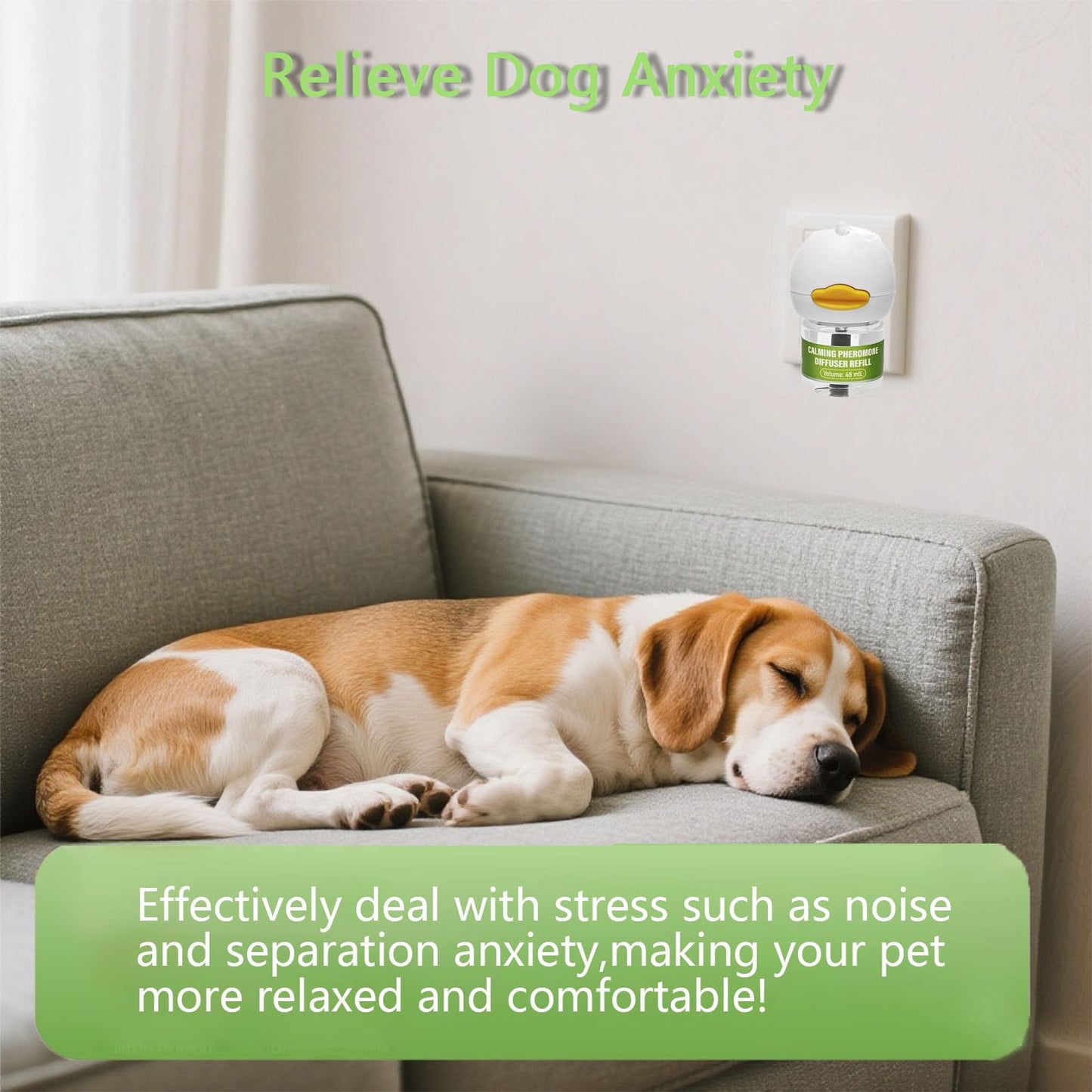 Dog Calming Diffuser Pro Kit - Pheromone Diffuser for Dogs to Reduce Anxiety, Barking, Aggression & Indoor Stress (2 Diffusers + 6 Refills