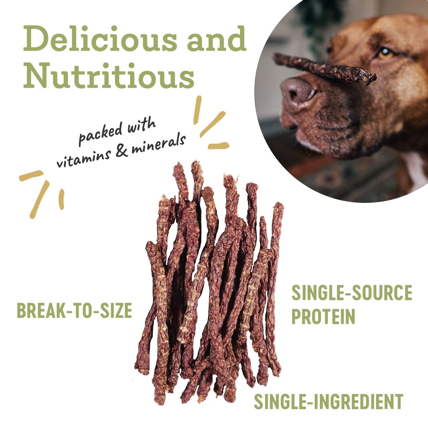 Farm Hounds - Chicken Gizzards - Premium Natural Jerky for Dogs - 100% Humanely Raised Chicken - Break-to-Size - Great for Training & Treats - No Added Fillers - Made in USA - 4oz -1 Pack