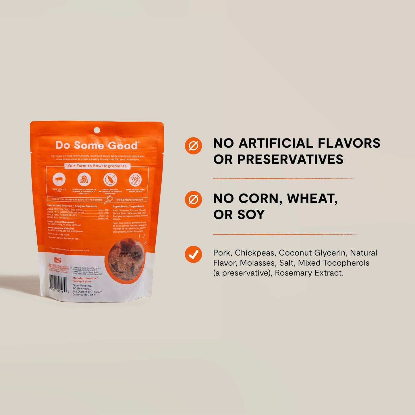 Portland Pet Food Company Natural Dog Treats Variety Pumpkin Gingerbread & Bacon Dog Biscuits - Grain-Free, Human-Grade Healthy Training & Snacks - Puppy, Small, Large Breed - Made in the USA - 3 Pack