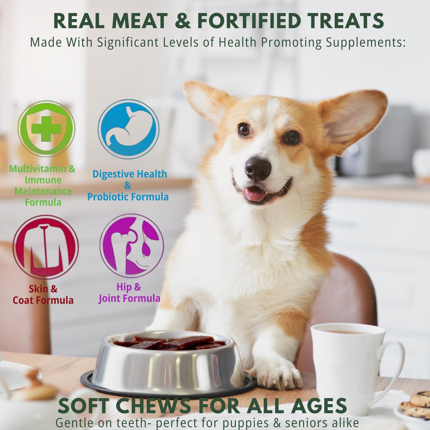 Loving Pets Activpetz Chicken Jerky Digestive Health + Probiotic Formula Dog Treat, 7 Oz