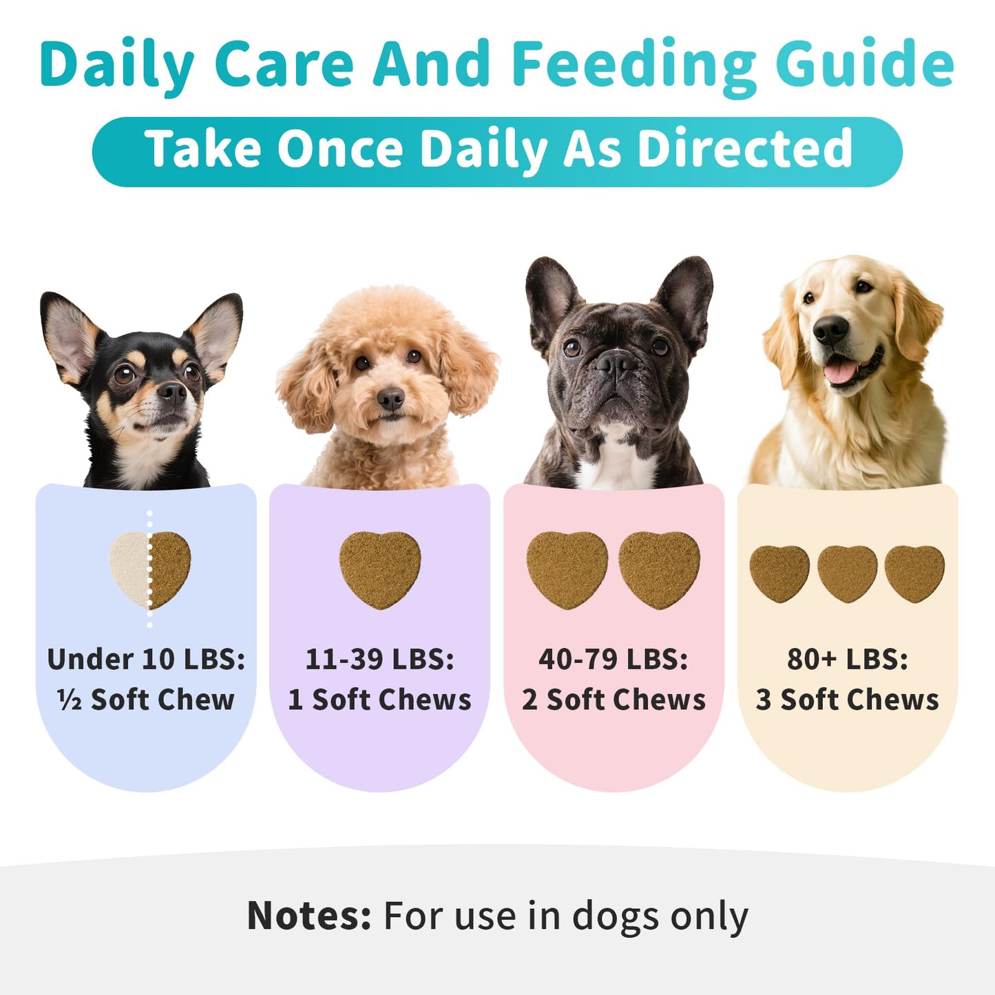 POPPAW Dog Skin & Allergy Chews - Dog Probiotics for Sensitive Skin Health Support - Allergy Relief - Support Seasonal Allergies, Immune & Gut & Digestive Health Supplement - Beef Flavor - 90 Count