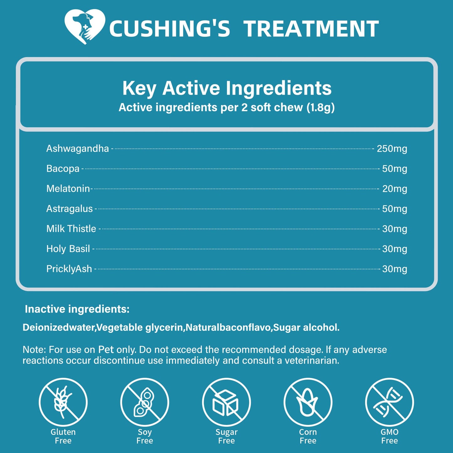 Adrenal Balance for Dogs with Lignans - Natural Cushing's Support with Melatonin, Ashwagandha, and Milk Thistle - Veterinary Formulated Supplement - 120 Soft Chews