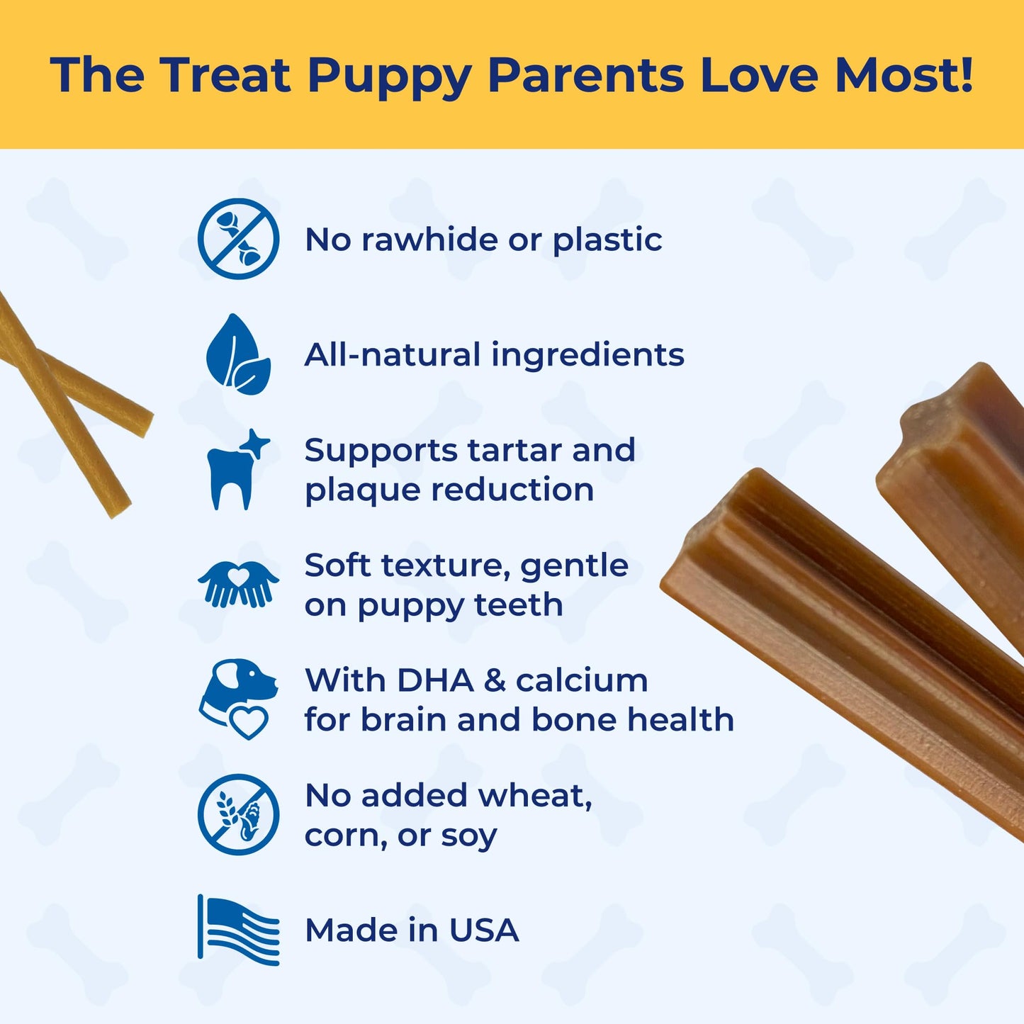N-Bone Jumbo Puppy Teething Sticks Pumpkin Flavor Dog Treats, 7 Count 7.28-oz Bag