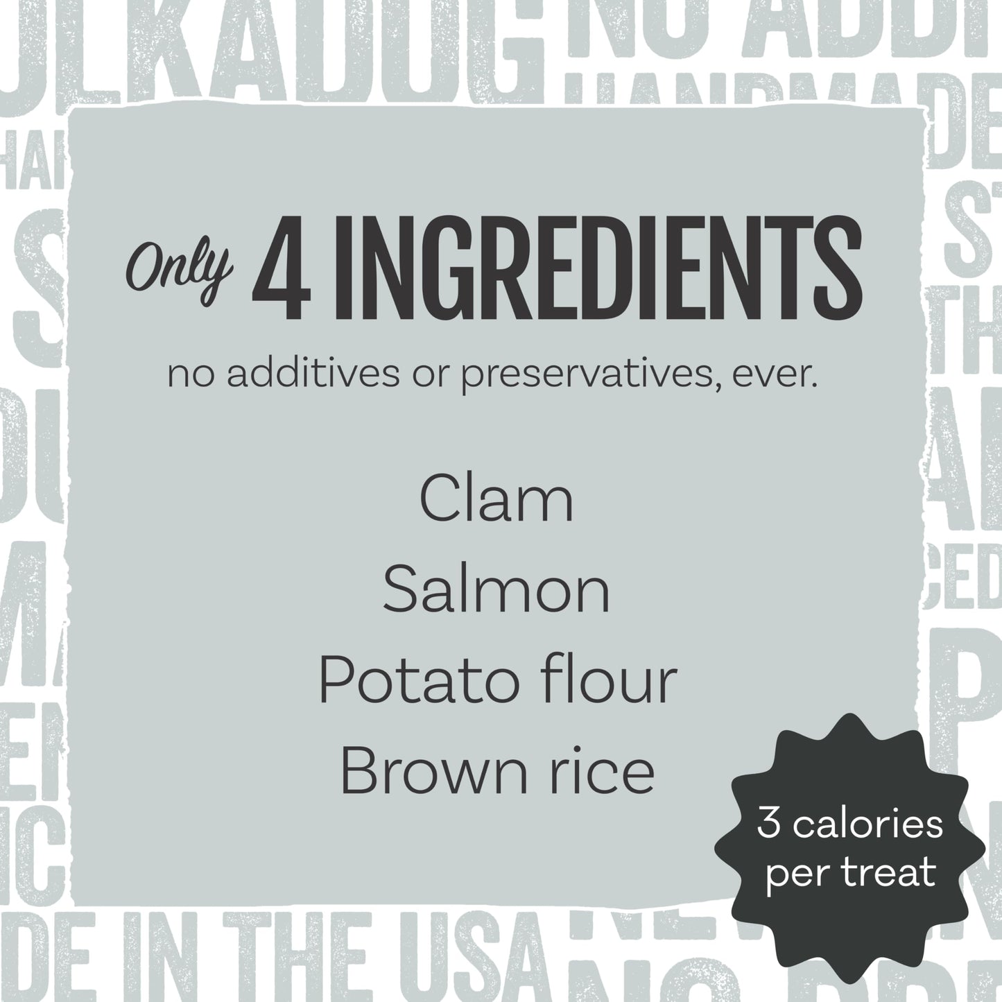 Polkadog Clam Chowda Crunchy Training Bits – All Natural, Limited Ingredient Healthy Training Treats for Dogs. Handcrafted & Made in USA. Made with Atlantic Quahogs, High in Omega-3 – 7oz