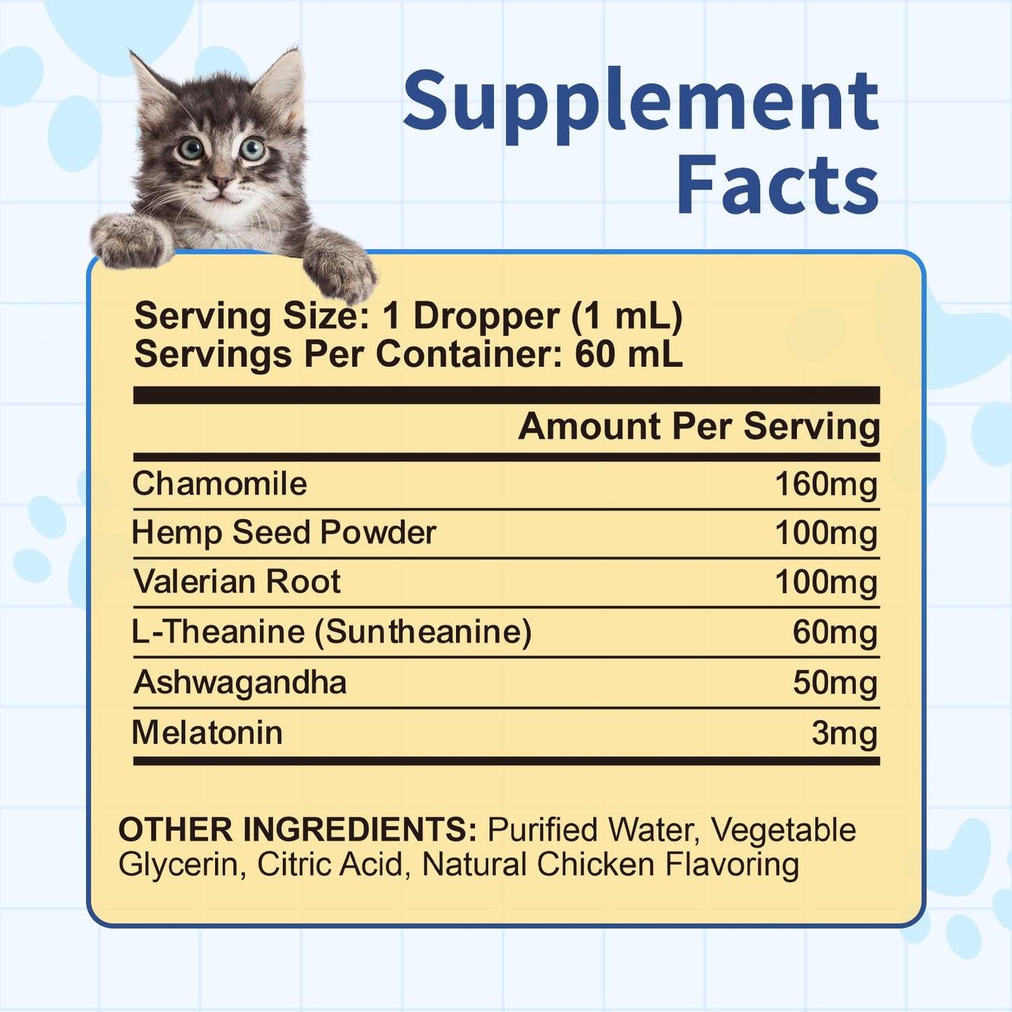 CFILIHTC Calming Drops for Dogs & Cats