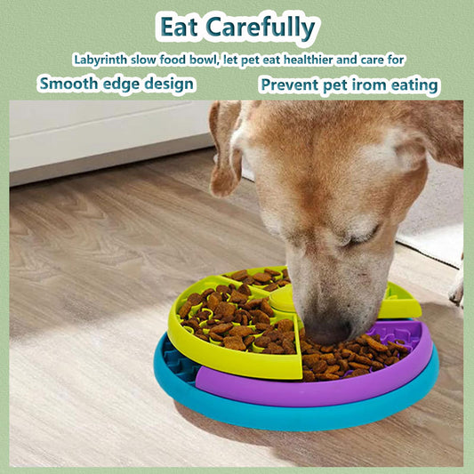 Licking Mat for Dog & Cat, Premium Lick Pad with Suction Cups for Dog Anxiety Relief, Layers Interactive Dog Puzzle Game and Slow Feeder