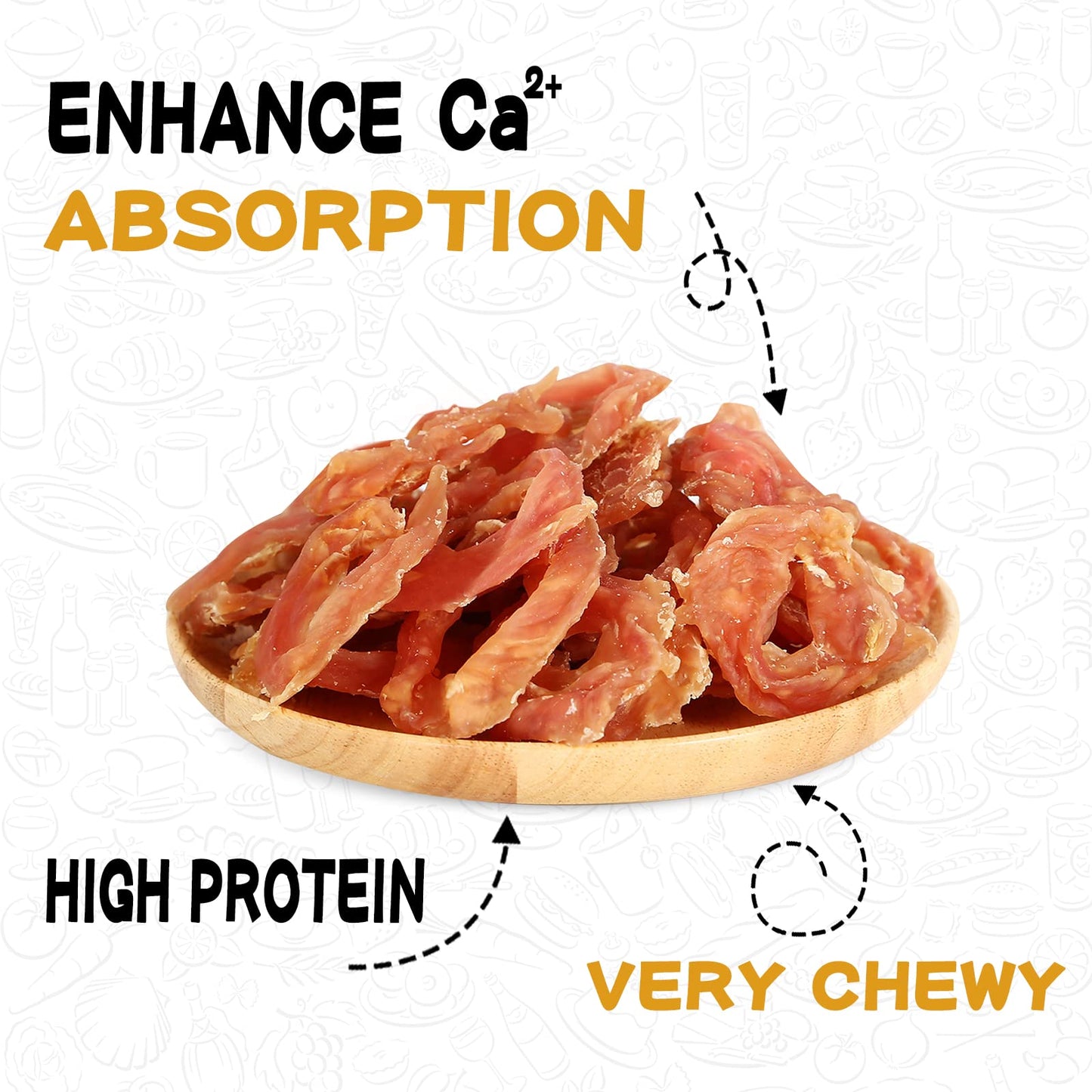 PAWUP Sweet Potato Dog Treat Soft, Chicken Jerky Dog Treats w/Taurine Dog Training Treats for Small Medium Large Dog