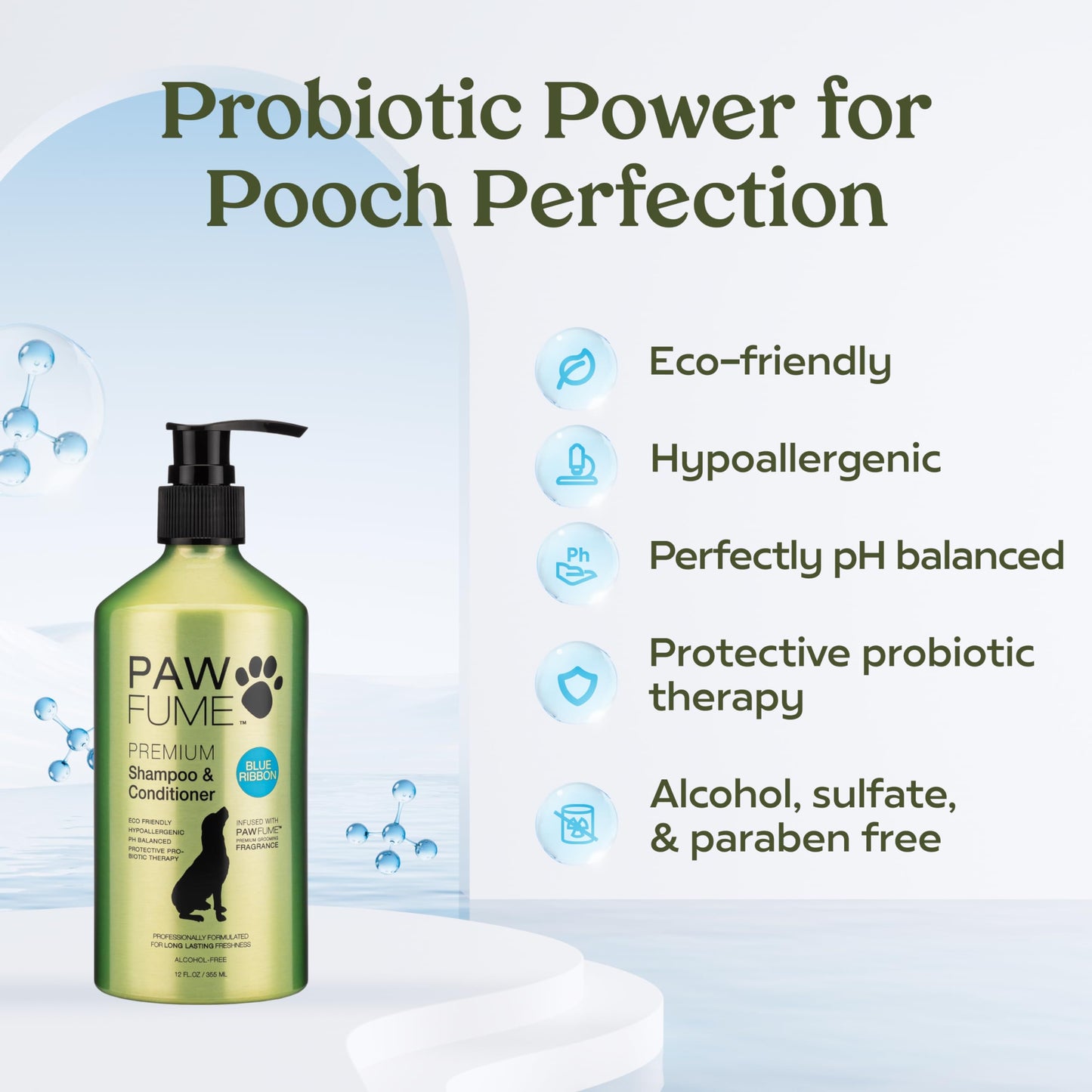 Pawfume Premium Shampoo + Grooming & Finishing Spray bundle