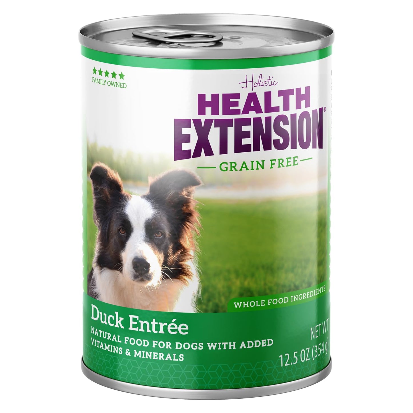 Health Extension Duck Entrée Wet Dog Food Grain-Free, 12.5 oz - Protein-Rich Recipe, Hydration Support, Ideal for Sensitive Stomachs (Case of 12 Cans)