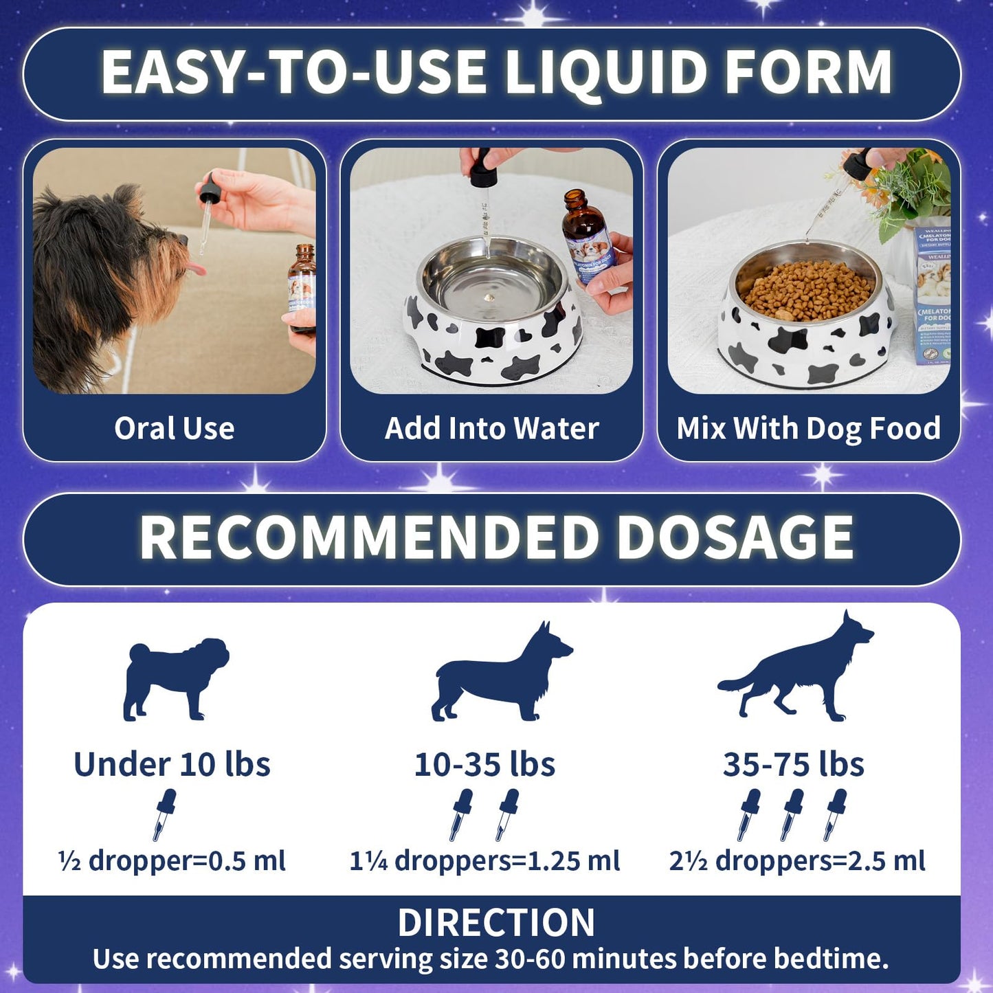WEALLIN Dog Multivitamin Chews + Melatonin Drops Bundle – Daily Wellness & Sleep Support | Promotes Vitality, Calm Behavior & Restful Sleep