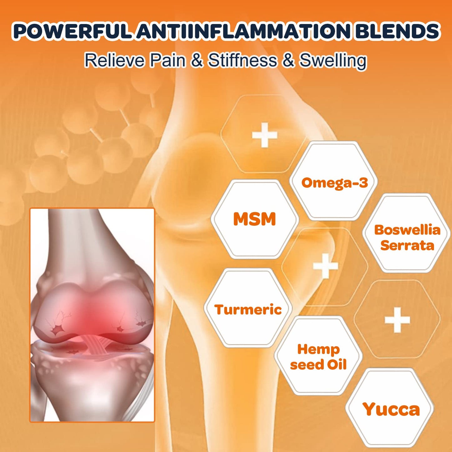 NATURE TARGET Glucosamine for Dogs - Omega 3 Fish Oil for Dogs