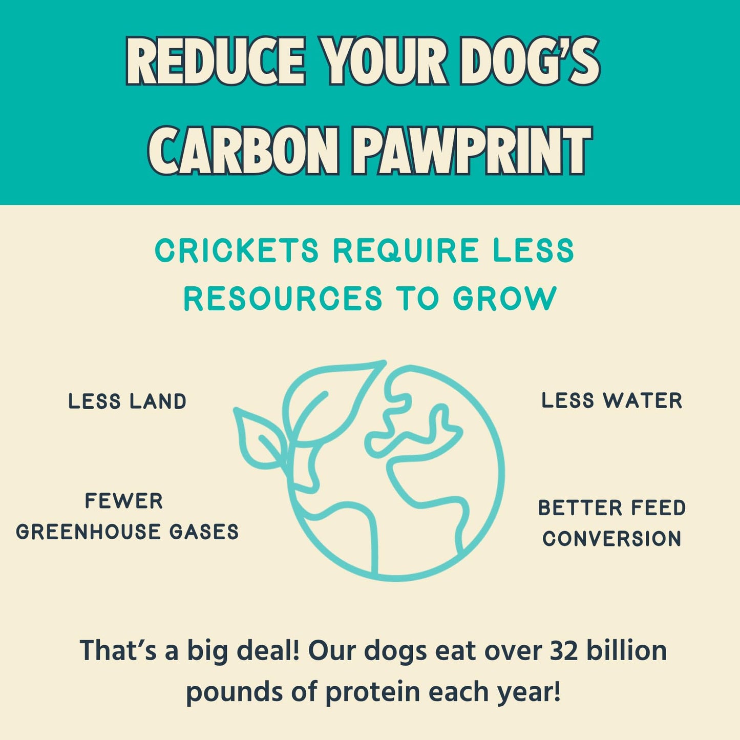 Jiminy's Cravin' Cricket Dry Dog Food, Sensitive Stomach, Improved Gut Health, Probiotic & Prebiotic, Hypoallergenic, Lower Carbon Footprint, Made in USA, 10lb Bag (Pack of 1)