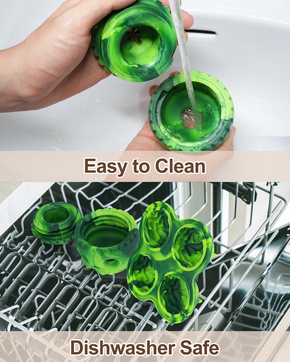 Joytale Dog Frozen Treat Toy, Fillable Dog Chew Toys with Frozen Mold for Aggressive Chewers, Skull Design with Rope to Keep Them Busy